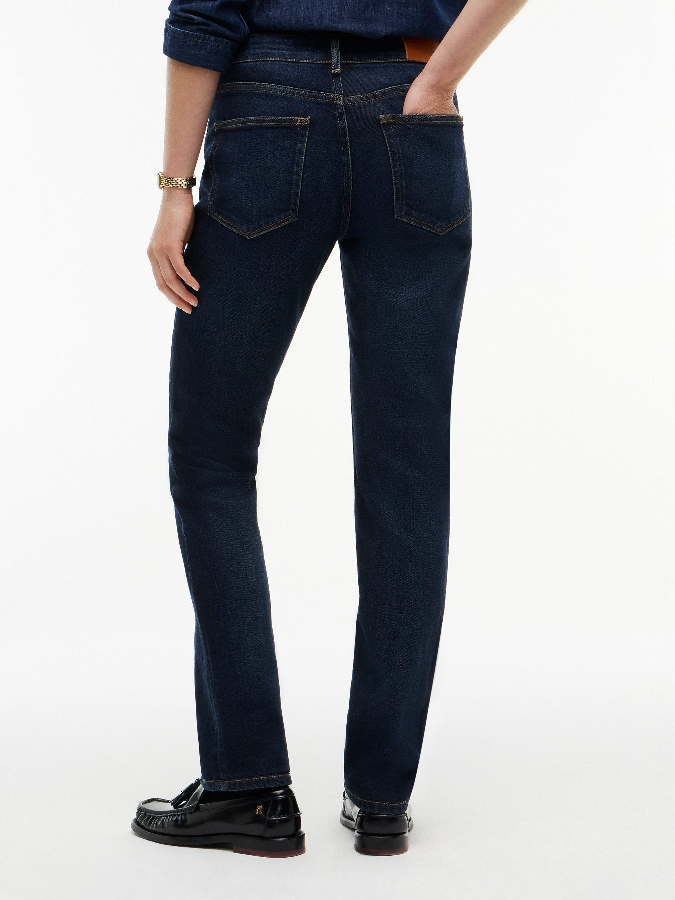 Tommy Hilfiger Slim-fit-Jeans HARLOW MID RISE SLIM ESSENTIAL Baumwollmischung, slim fit, mid waist – Bild 3 von 5