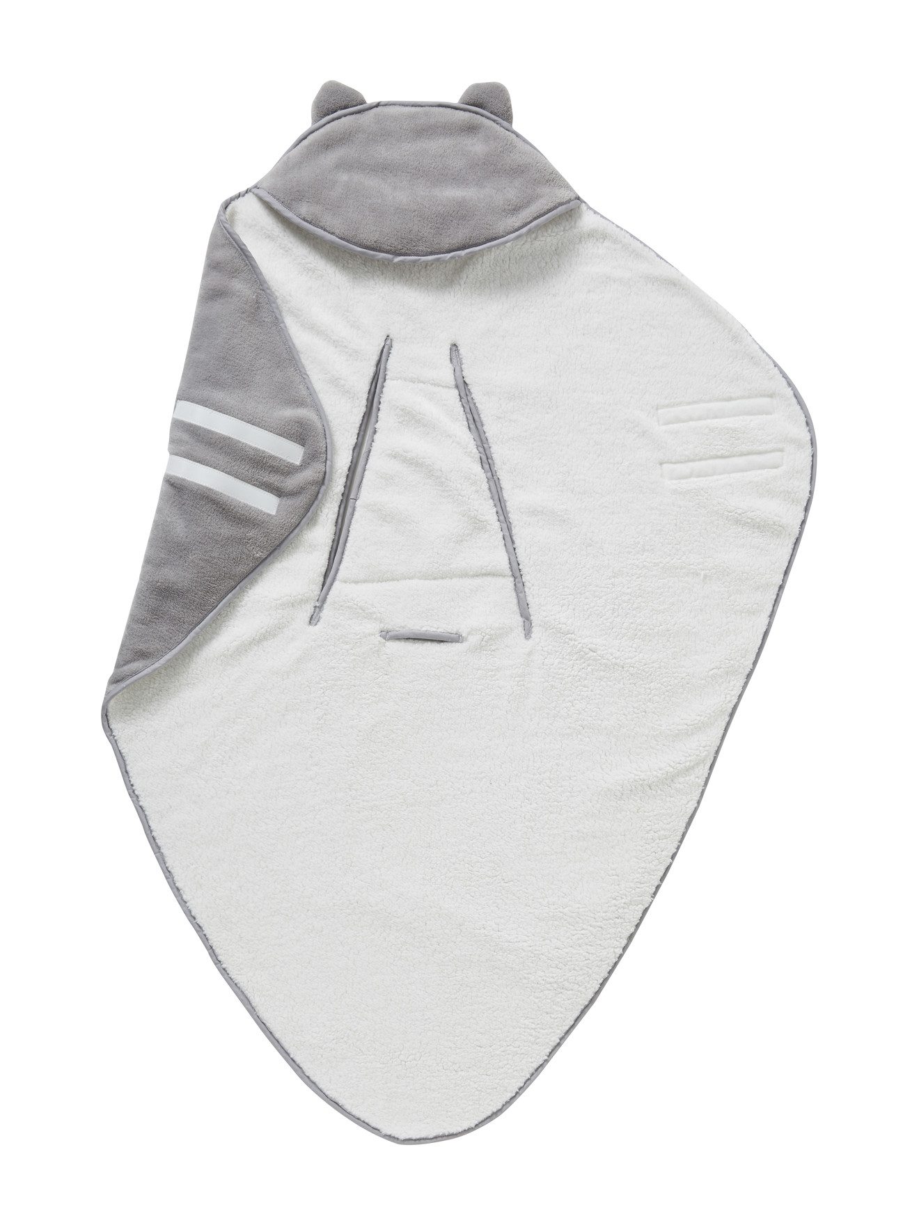 vertbaudet Fußsack Einschlagdecke für Babyschale, Mikrofaser/Fleece günstig online kaufen