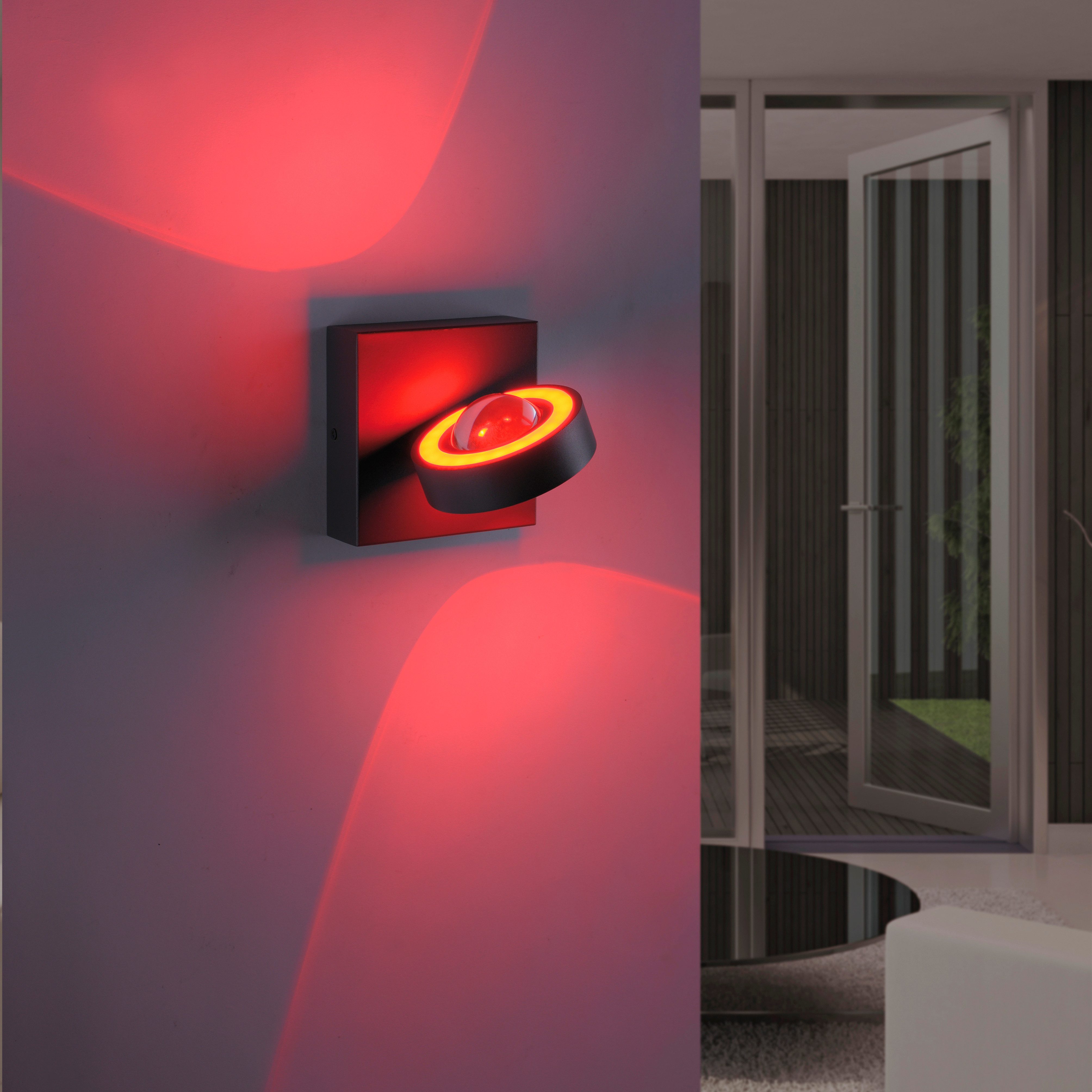 Neuhaus Q SMART HOME LIGHTS LED Wandleuchte Q-MIA, Smart Home, LED fest integriert, warmweiß - kaltweiß