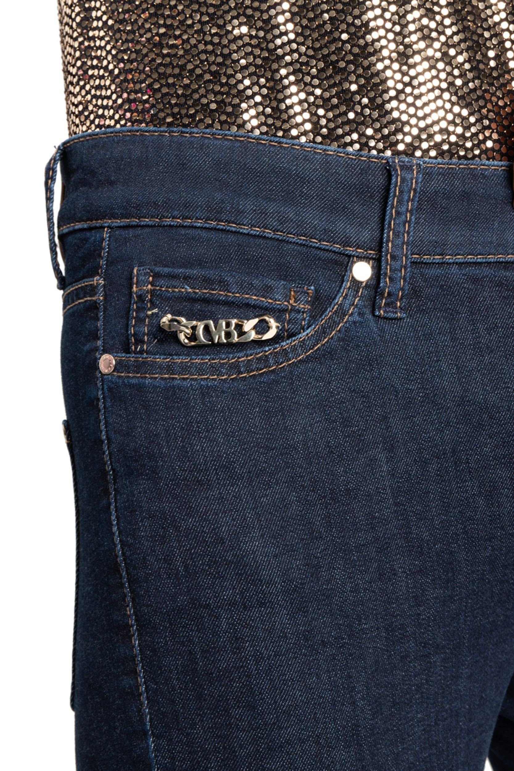 cropped Cambio Slim-fit-Jeans Piper