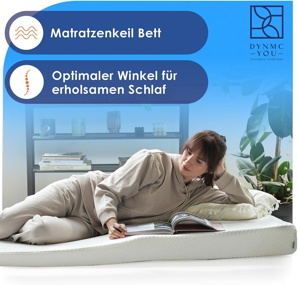 Matratzenkeil Bettkeil-Topper Kissen - Matratzen-Keilkissen zur günstig online kaufen
