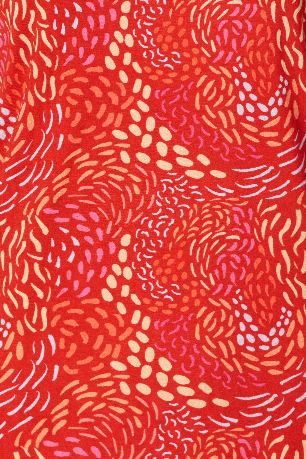 Himalaya Clothing Stoffhose Culotte Damen mit lebhaftem grafischen Muster - Sommerhose aus Viskose Bequeme und weite Damenhose mit elastischem Bund