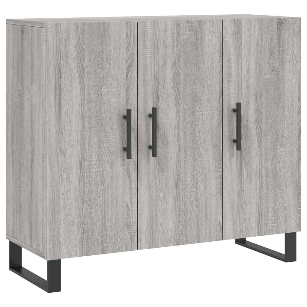 vidaXL Sideboard Sideboard Grau Sonoma 90x34x80 günstig online kaufen