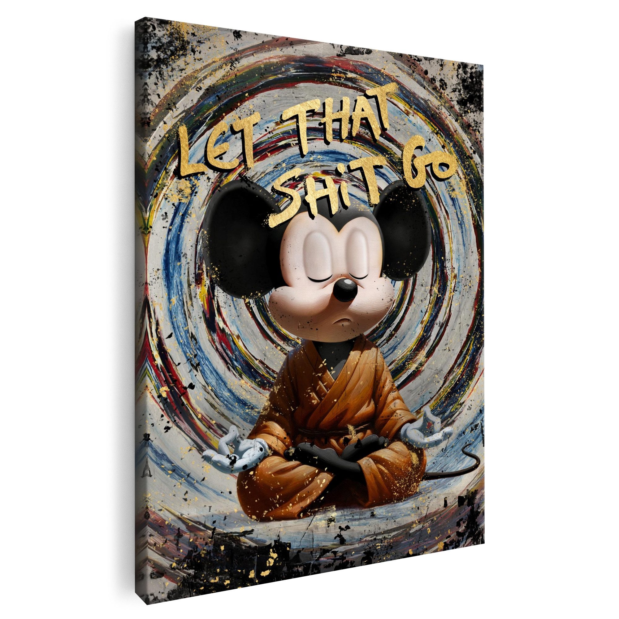Artmazing Leinwandbild Let That Shit Go, Let That Shit Go, gesp. auf FSC Echtholz-Keilrahmen, in versch. Größen