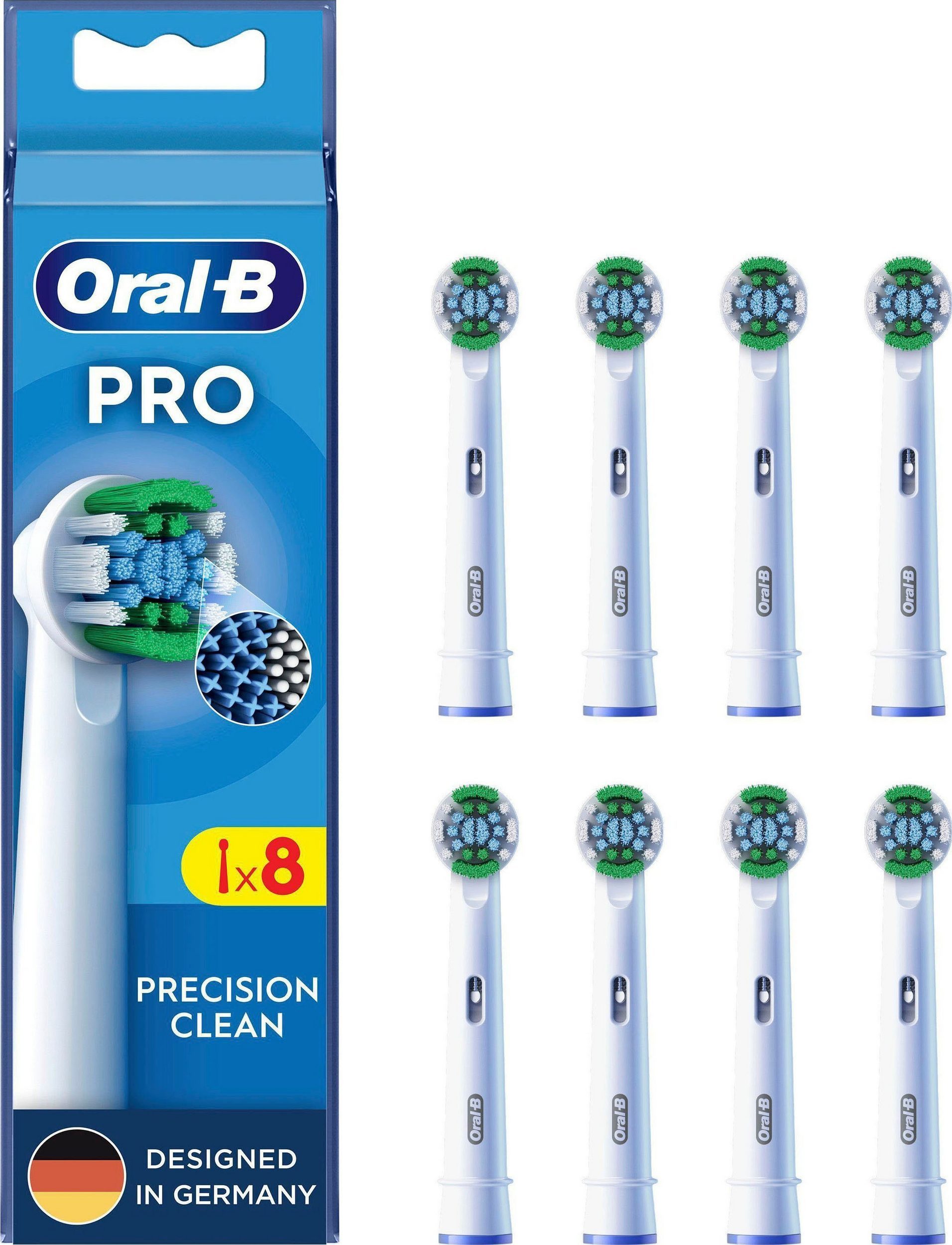 Oral-B Щетки Precision Clean Pro, 100% mehr Plaque Entfernung