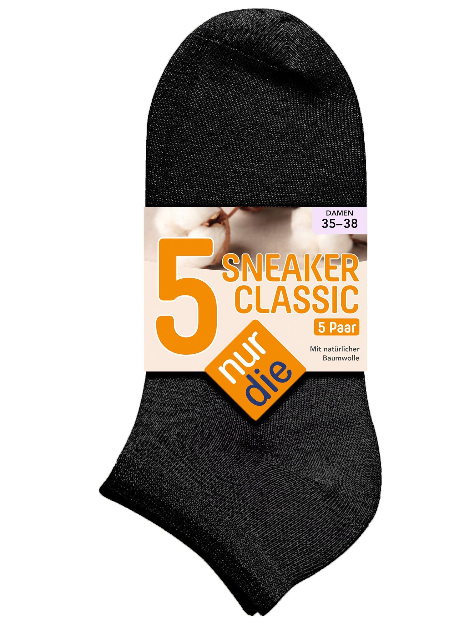 Nur Die Sneakersocken 5er-Pack Classic (5-Paar)