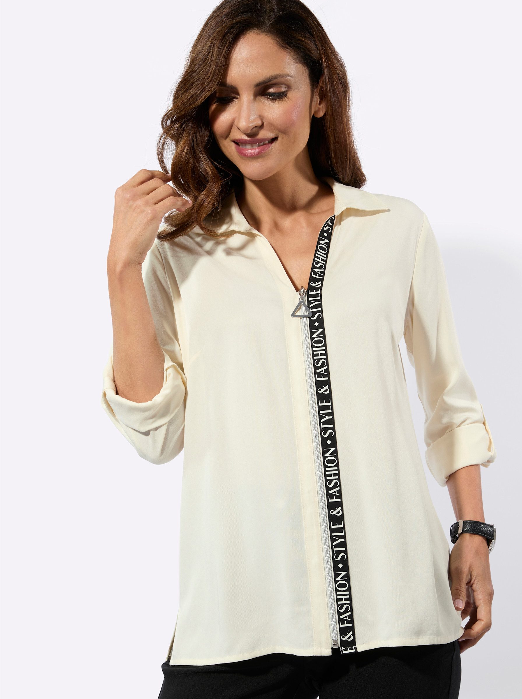 Witt Klassische Bluse Langarm-Bluse .