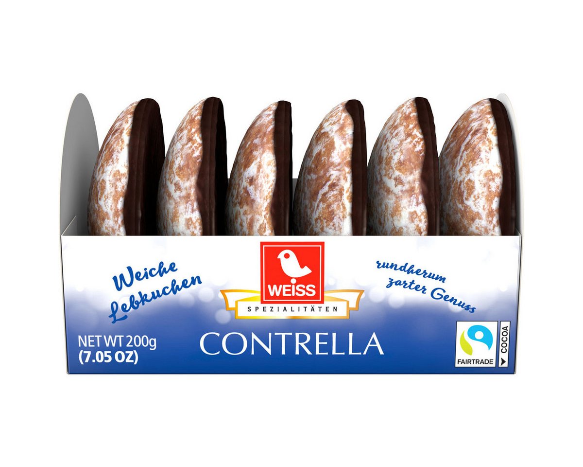 WEISS Süßigkeit, Weiss Contrella Classic Zartbitter Lebkuchen zarter Genuss 200g