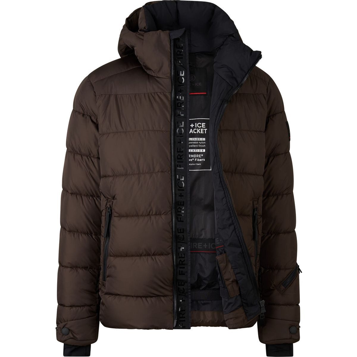 Bogner Fire + Ice Skijacke LUKA2 Wasserabweisende, umweltfreundliche Skijacke mit abnehmbarer Kapuze