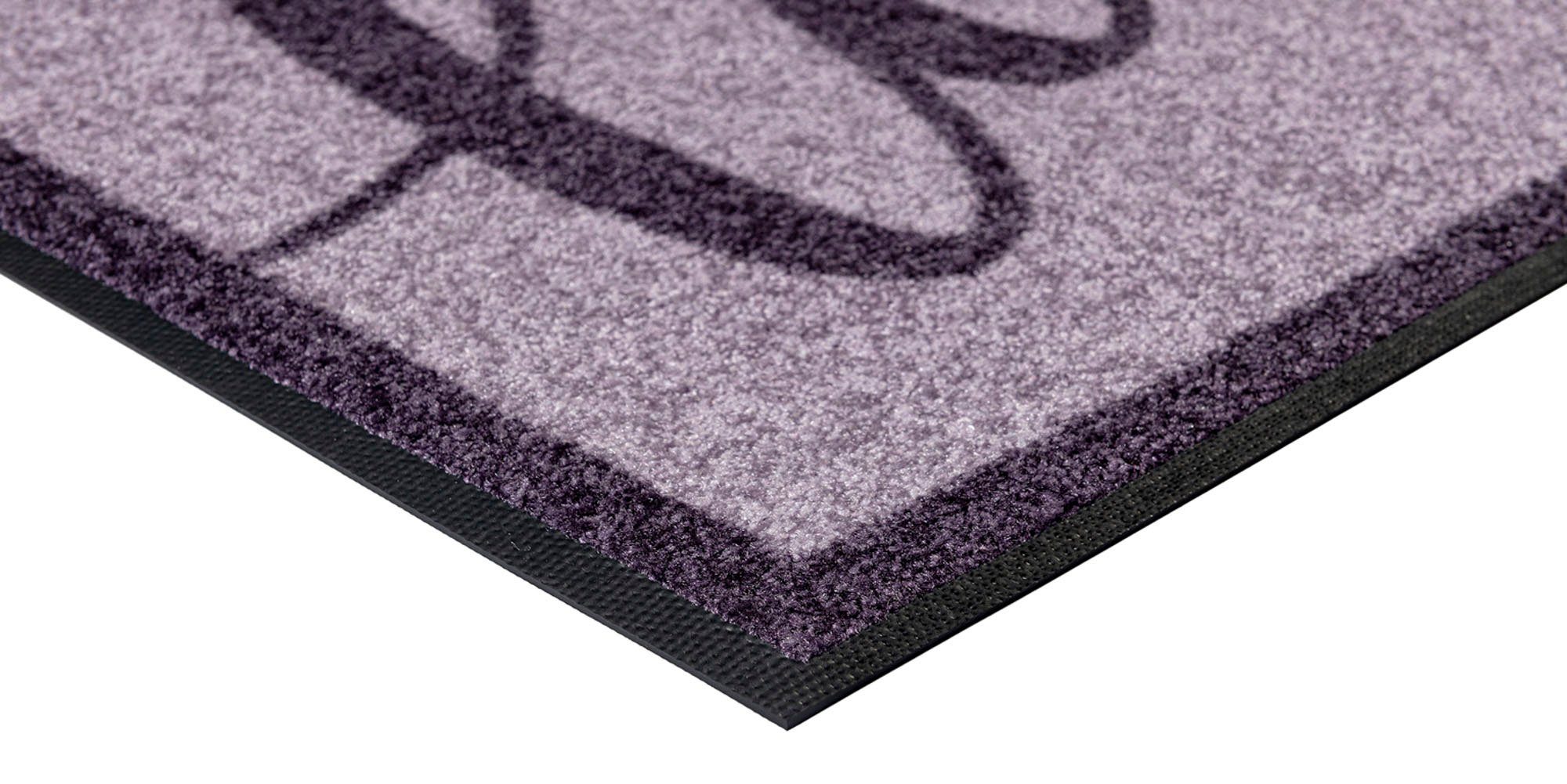 Fußmatte Just Love, wash+dry by Kleen-Tex, rechteckig, 7 mm Höhe