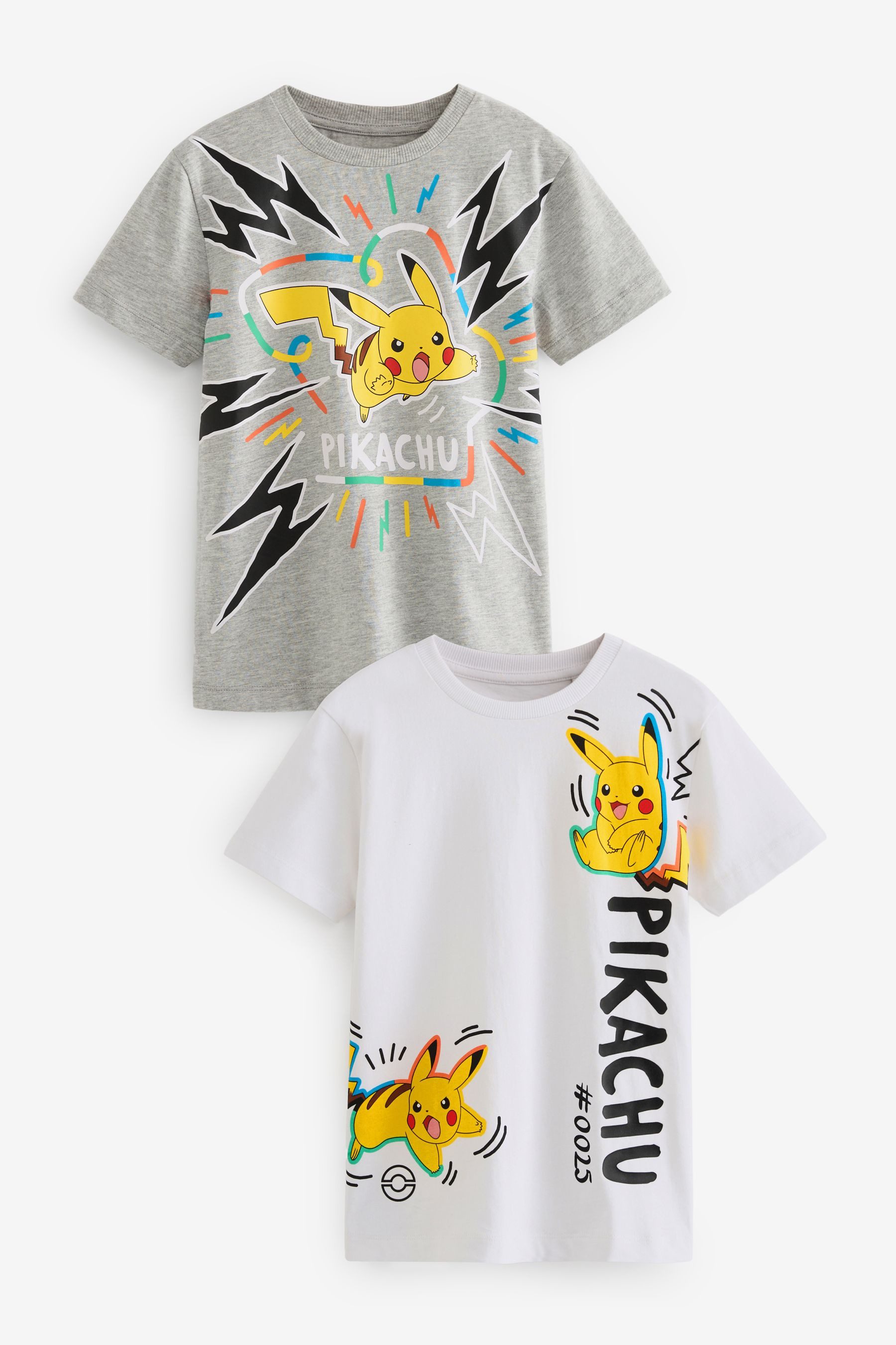 Next T-Shirt Lizenziertes Pokémon T-Shirt im 2er-Pack (2-tlg)