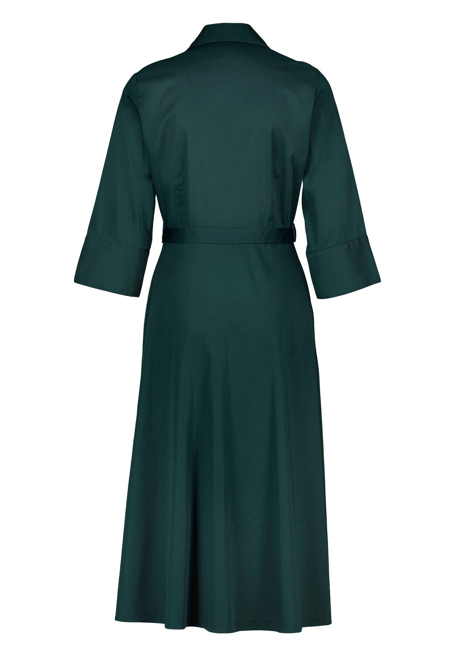 Zero Hemdblusenkleid Damen mit 3/4 Arm Bindegürtel