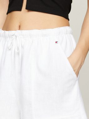 Tommy Jeans Shorts TJW LINEN SHORT mit Tommy Jeans Flagge