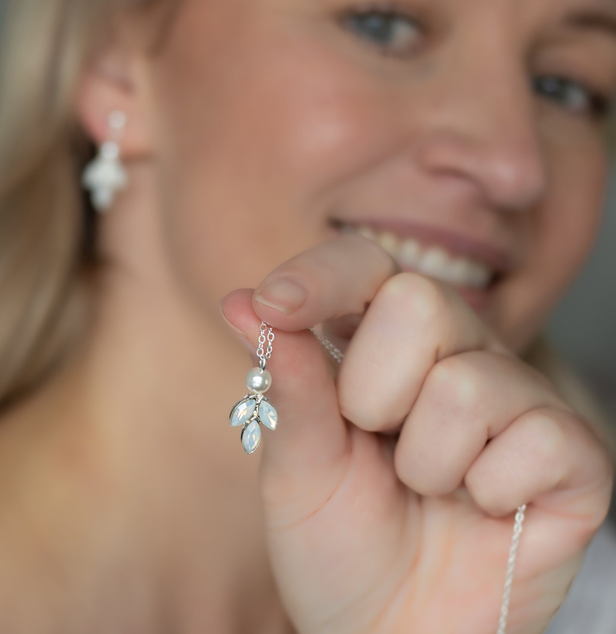 Brautkrone Schmuckset Brautschmuck: Halskette & Ohrringe günstig online kaufen