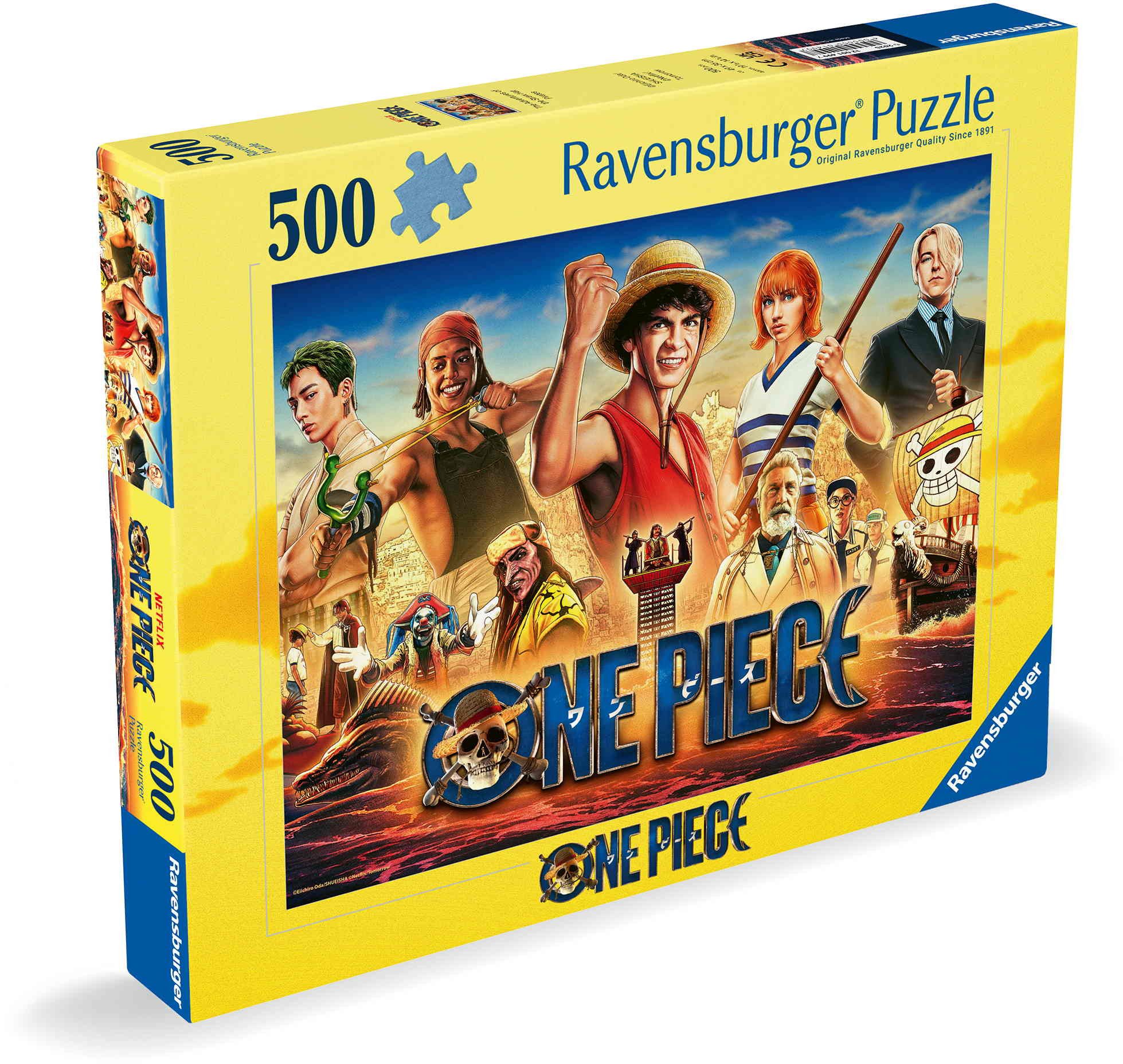 Ravensburger Puzzle 500 Teile Puzzle One Piece The Adventures Straw Hat Pirates 12001499, Puzzleteile