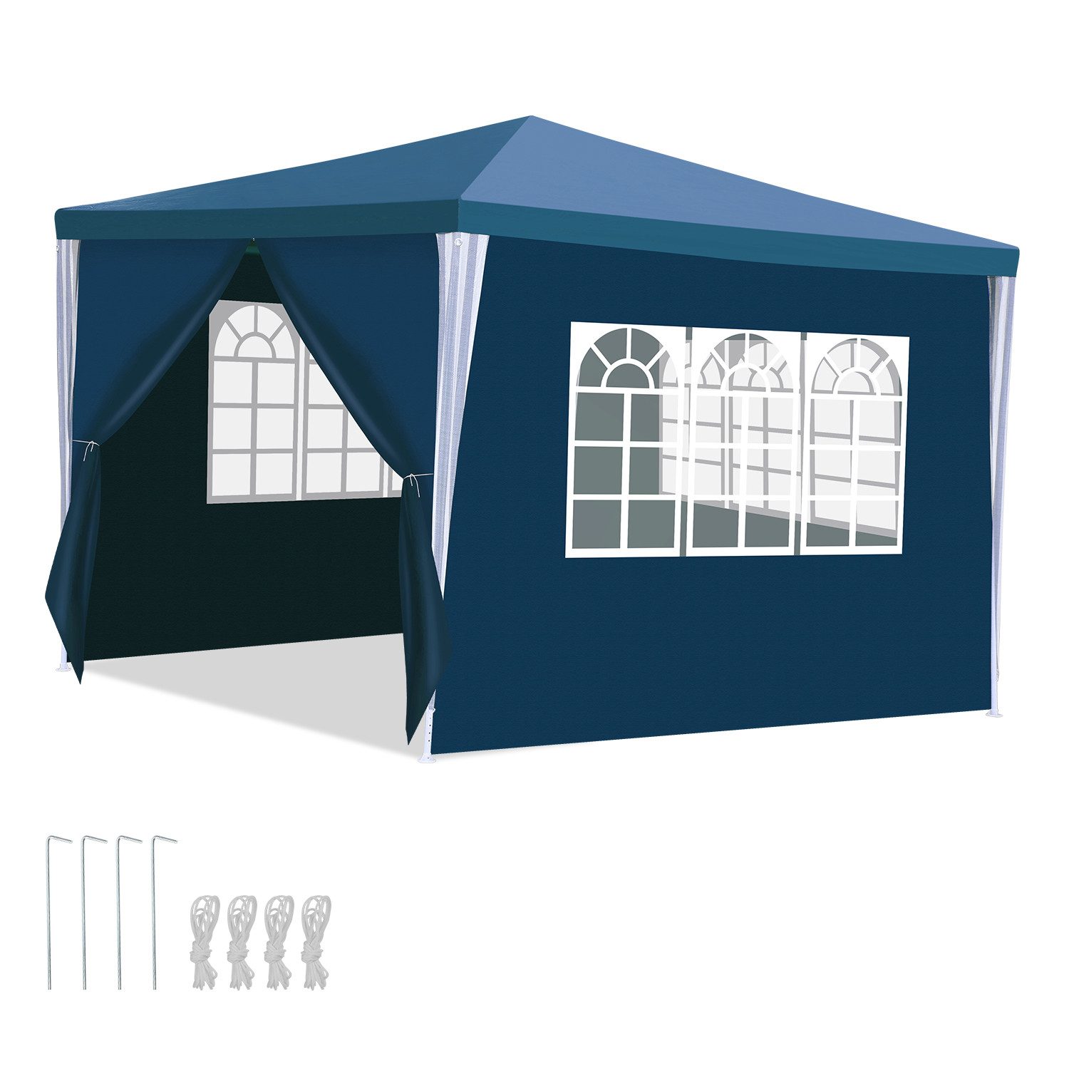 Clanmacy Pavillon Pavillon Markt Wasserfest Grillen günstig online kaufen