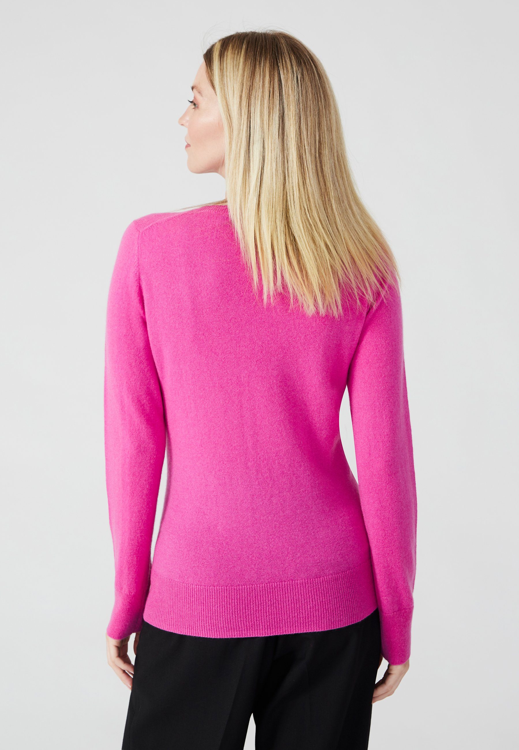 Style V-Neck fuchsia & Kaschmirpullover Kaschmirpullover Republic