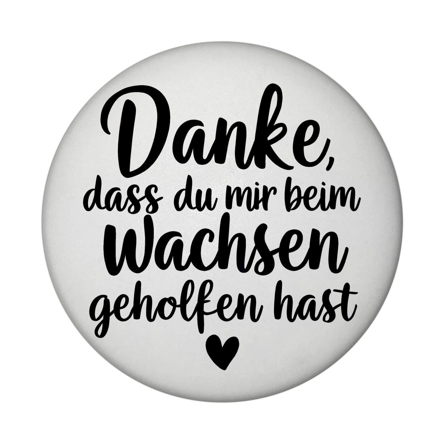 Magnet Dankeschön Magnet mit Flaschenöffner mit Herz und Spruch