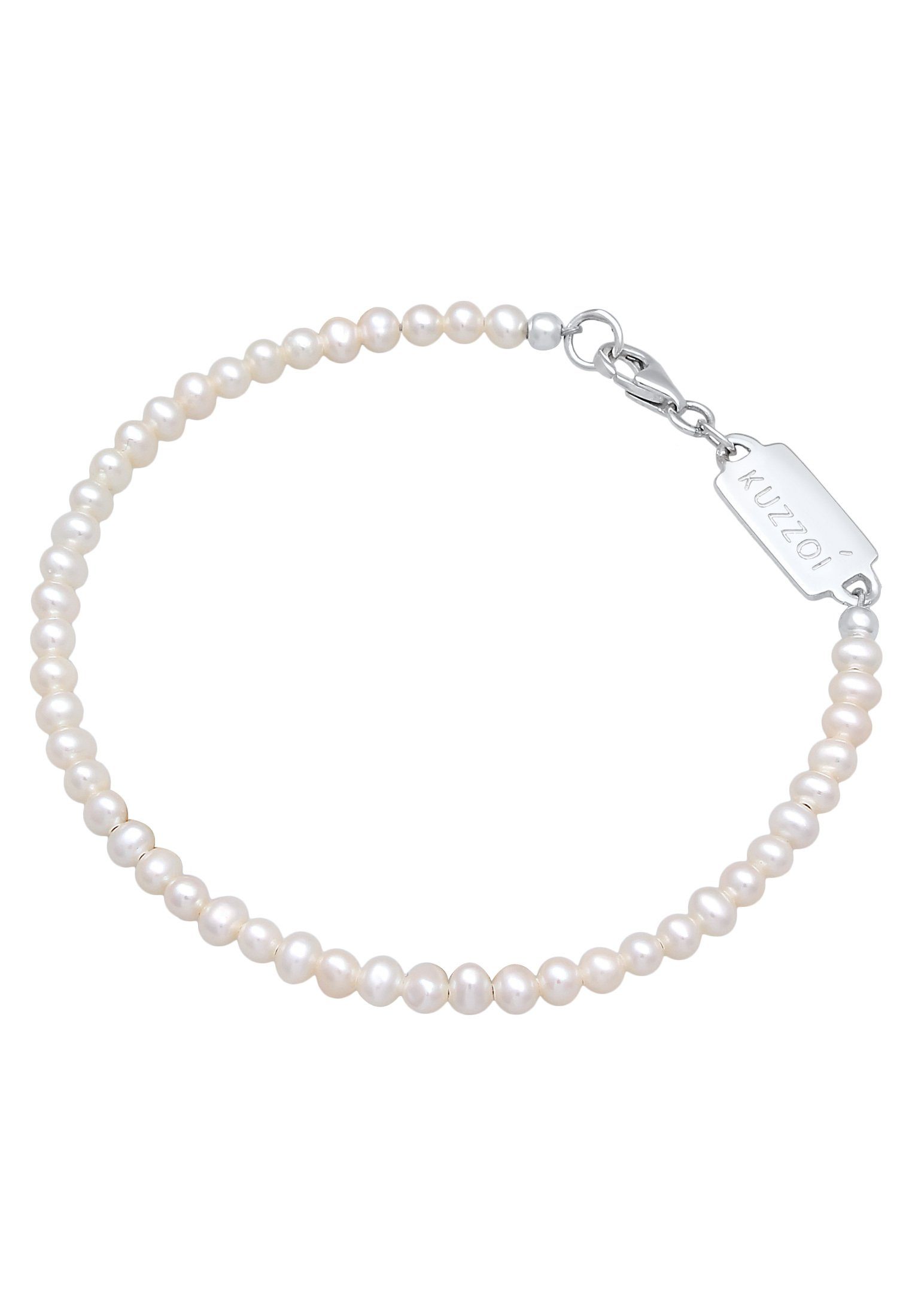 Kuzzoi Armband Süßwasserperlen Klassisch Schlicht 925 günstig online kaufen