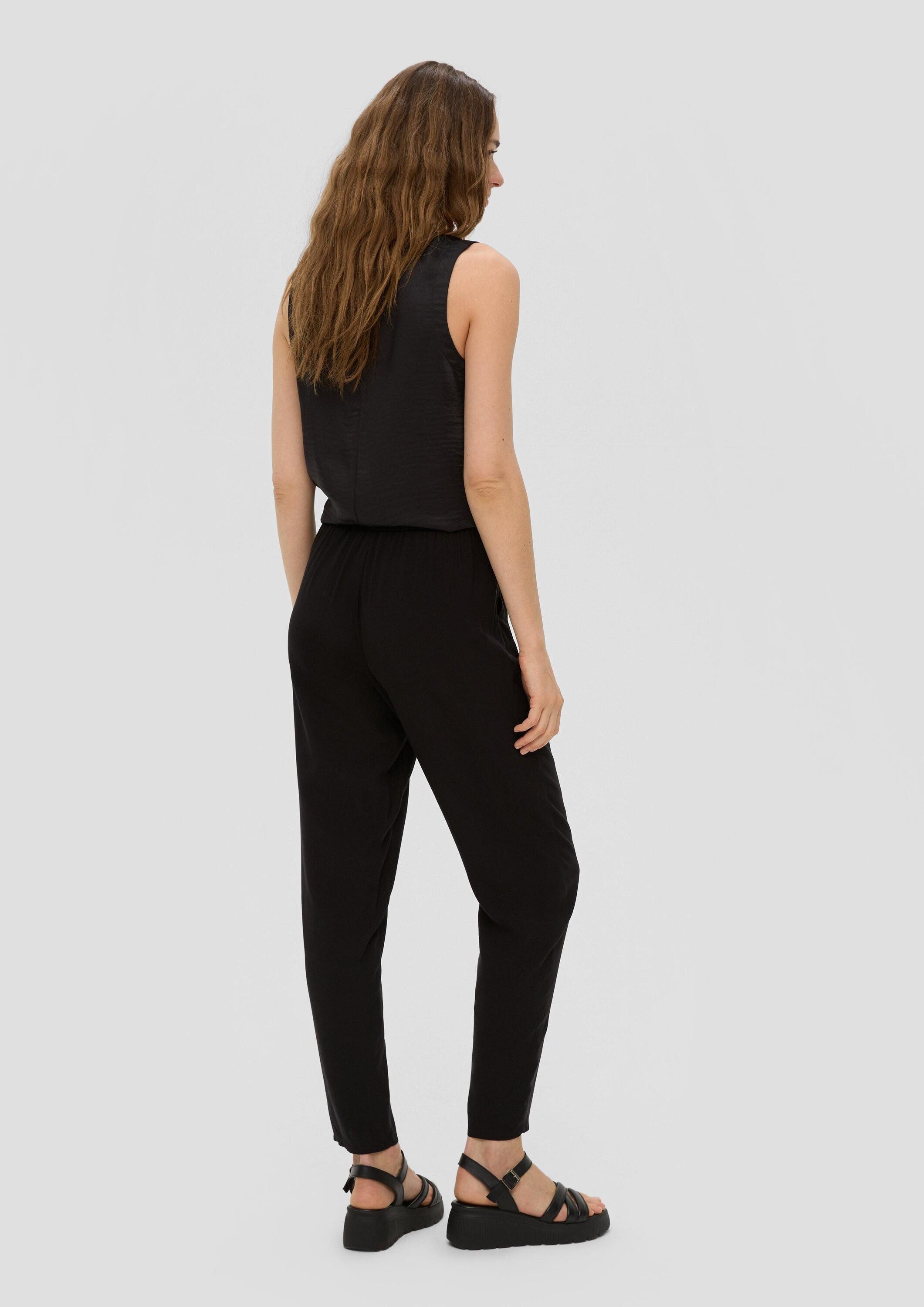 s.Oliver Chinos Hose Ankle-Hose aus reiner Viskose