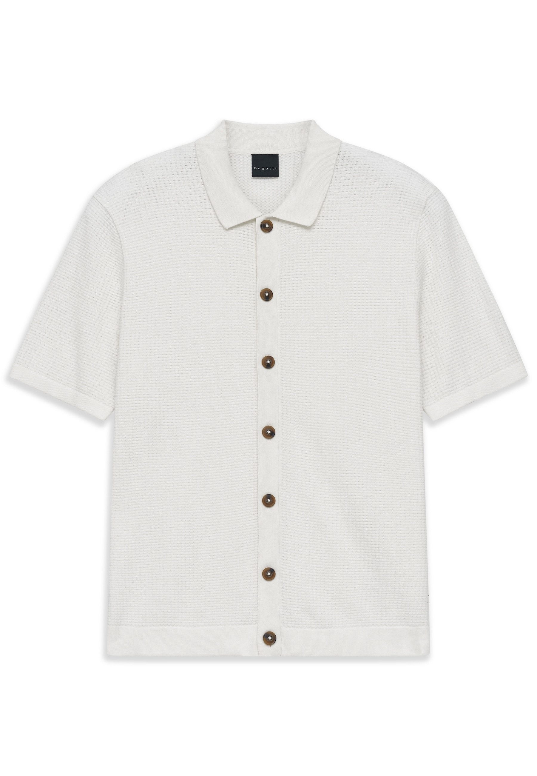 bugatti Poloshirt Regular Fit aus Baumwoll-Mix