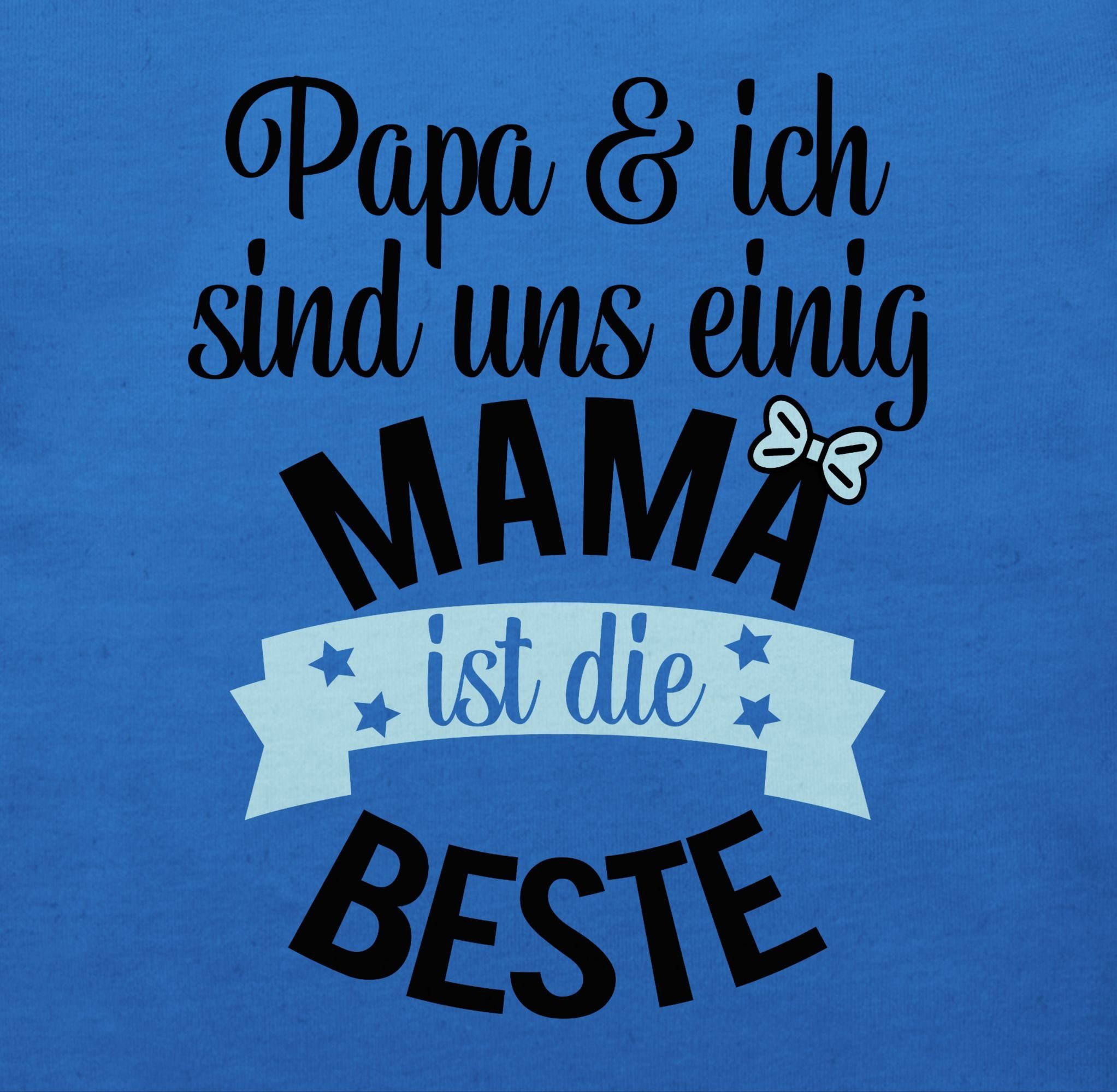 T-Shirt 3 Royalblau II beste Mama ist Shirtracer die Muttertagsgeschenk