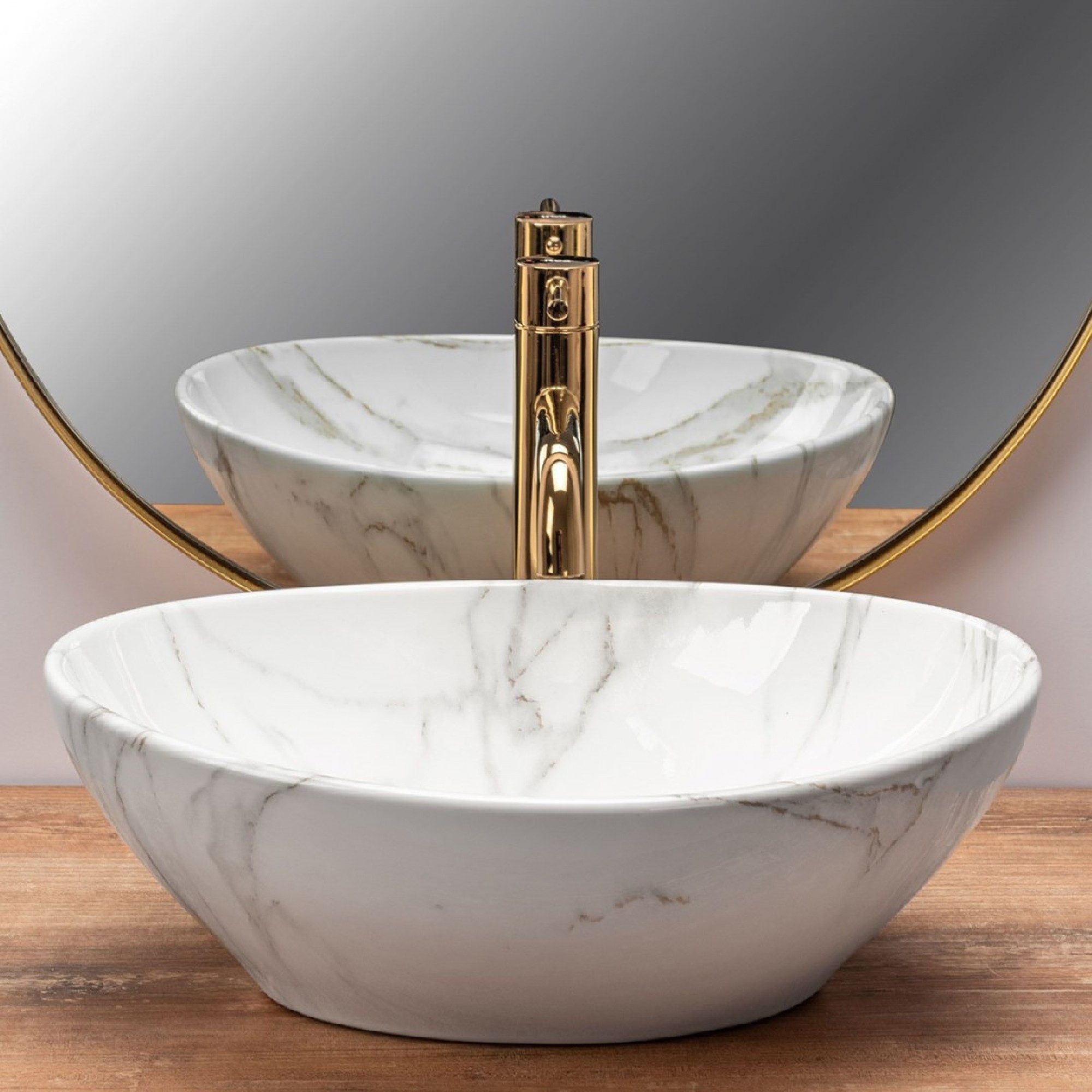 GTM Design Aufsatzwaschbecken Modern Waschbecken ohne günstig online kaufen