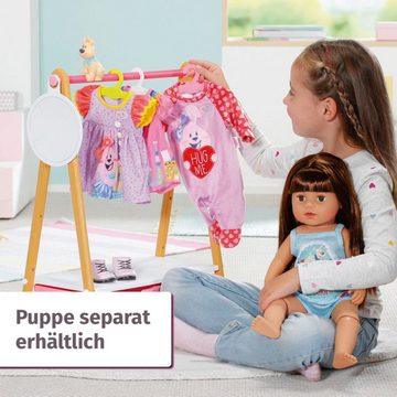 Baby Born Puppenmöbel Kleiderstange, mit Dekohund und Spiegel