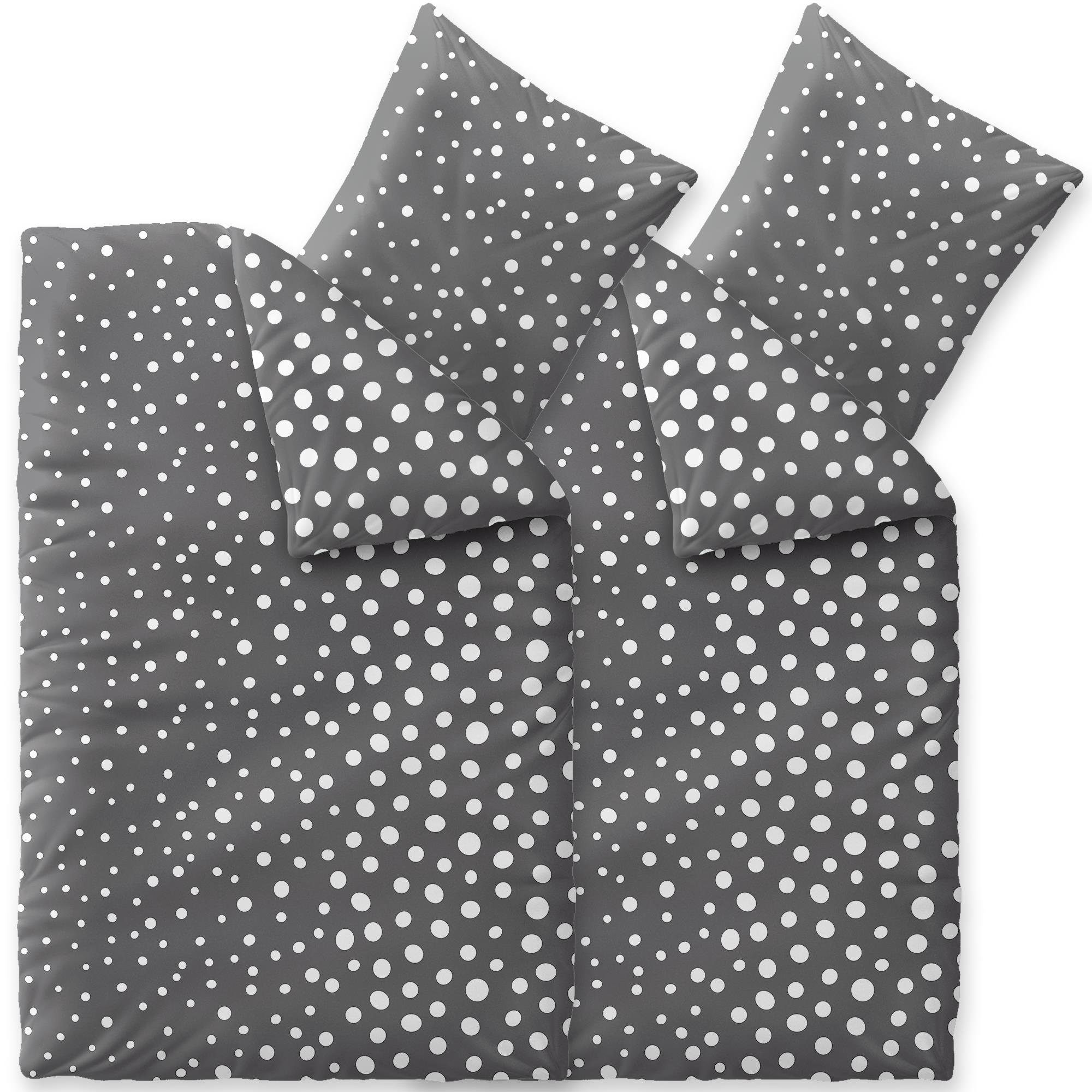 aqua-textil Bettwäsche Trend Bettgarnitur Renforcé Reißverschluss günstig online kaufen