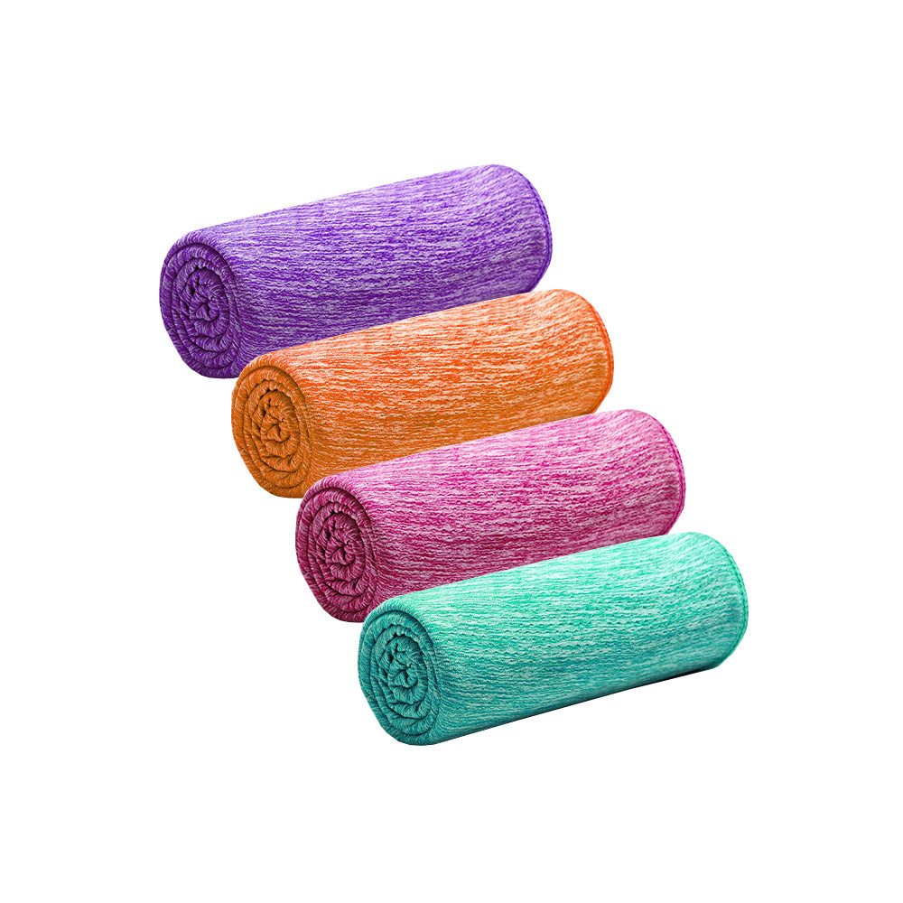 nsihing Sporthandtuch 4Pack Kühlendes Handtuch, Eis-Sport-Handtuch, kühles Handtuch, (4-St), für sofortige Kühlung, für Yoga, Reisen, Golf, Fitness (100x 30cm)