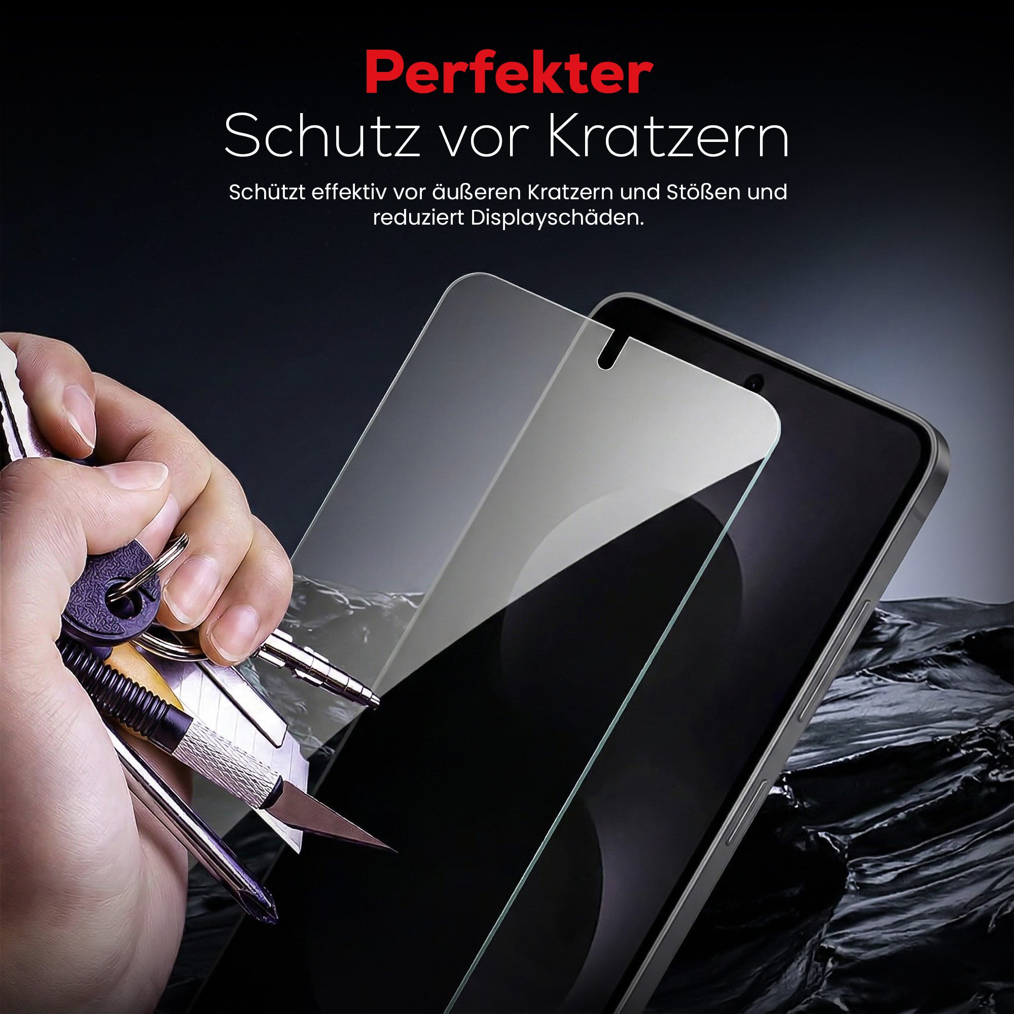 MSM Displayschutzglas 2X Schutzglas (Display + Kamera) für Samsung Galaxy S26 Ultra 9H – Bild 5 von 5