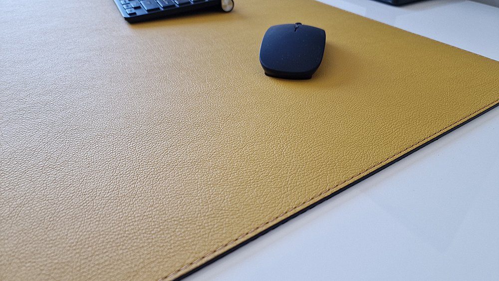 Thumbnail - Profi Mats Schreibtischunterlage mit Kantenschutz SanftLux Kunst Leder 12 Farben
