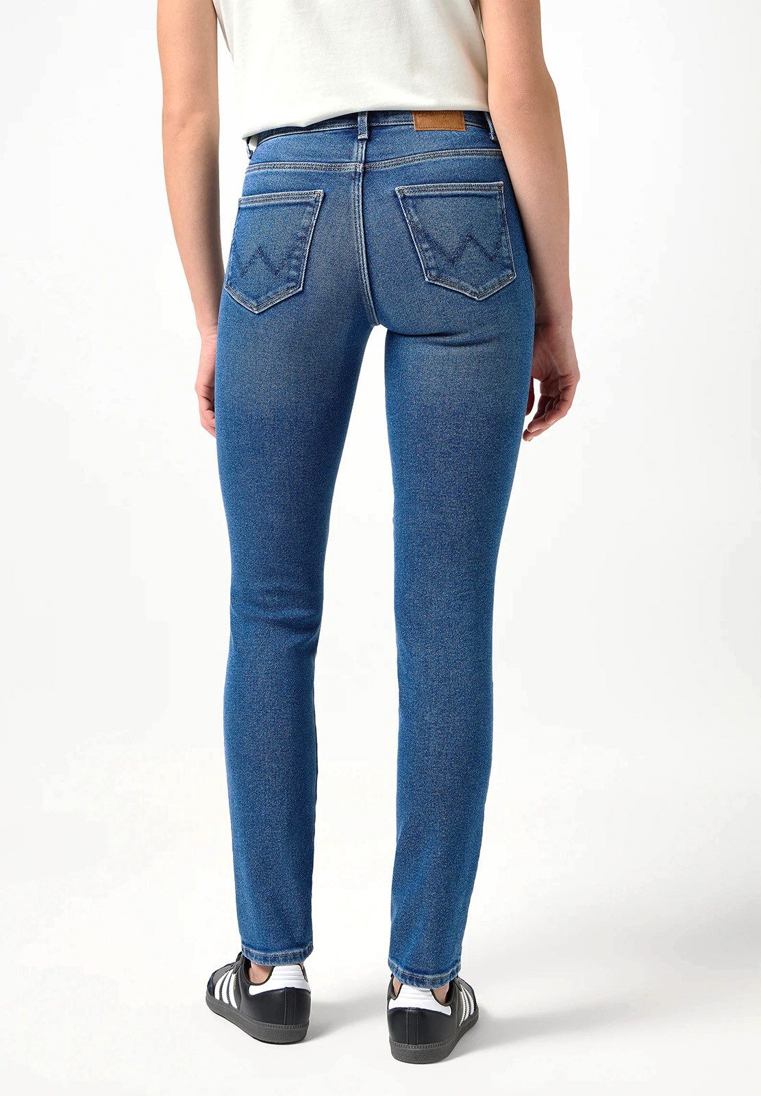 Wrangler Slim-fit-Jeans High Waist & Superstretch - SLIM AIRBLUE