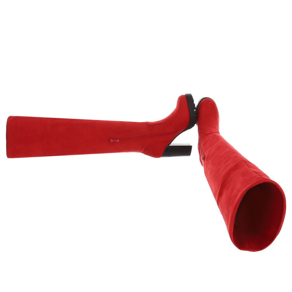 Ital-Design Kniehohe Stiefel mit Absatz für Damen im Alltag Overkneestiefel günstig online kaufen