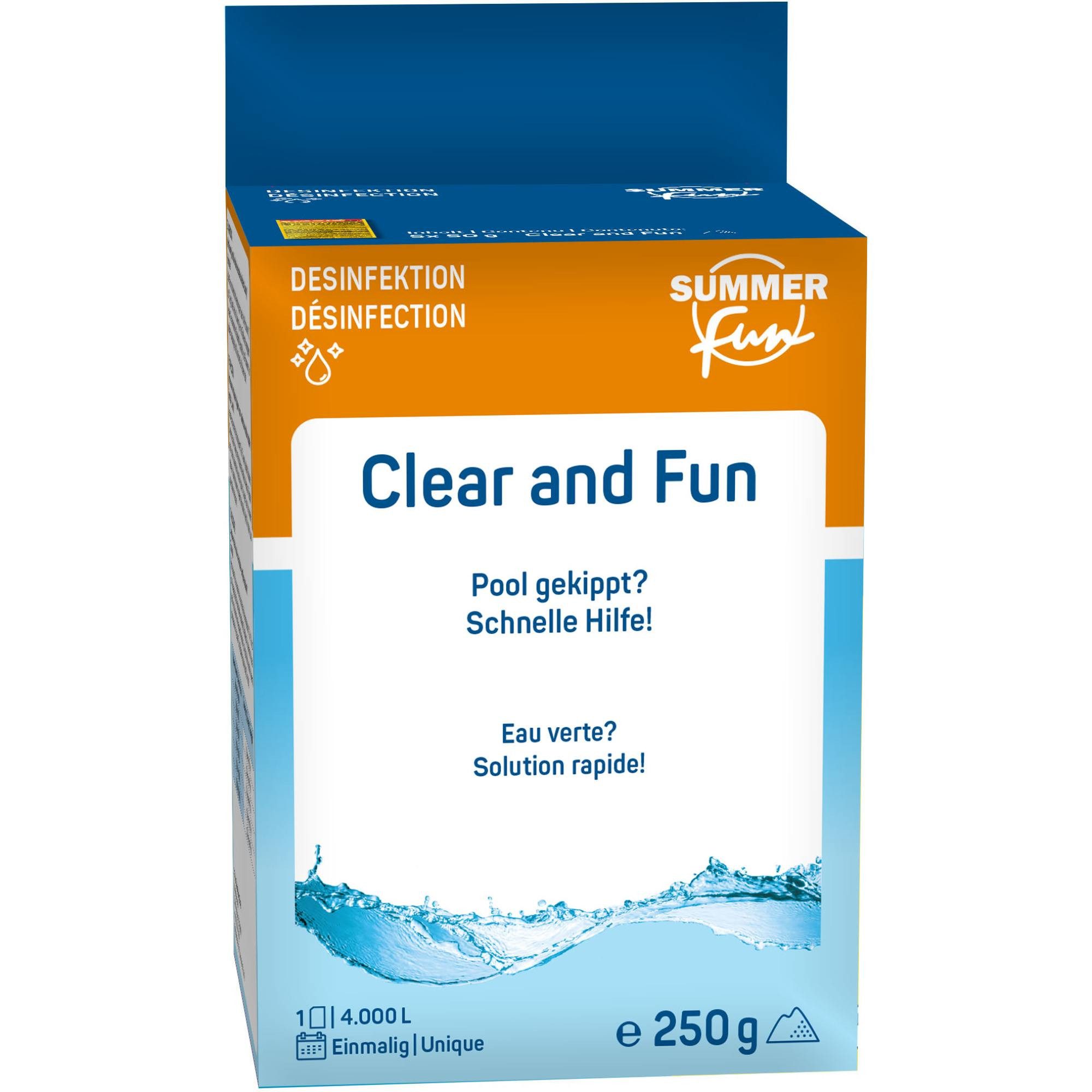 SUMMER FUN Poolpflege Summer Fun Clear and Fun (5x50 g) - 250 g