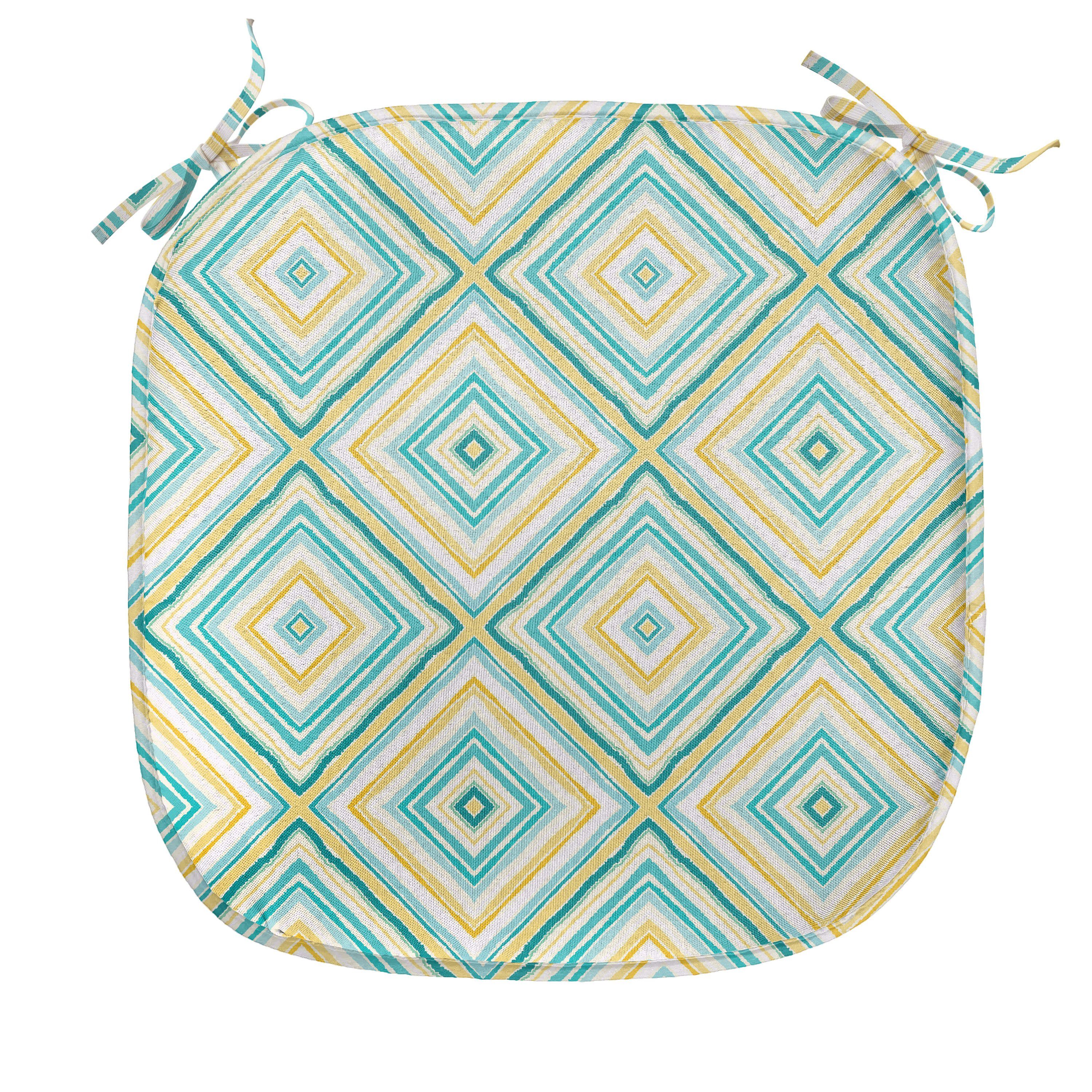 Stuhlkissen Dekoratives wasserfestes Kissen mit Riemen für Küchensitze