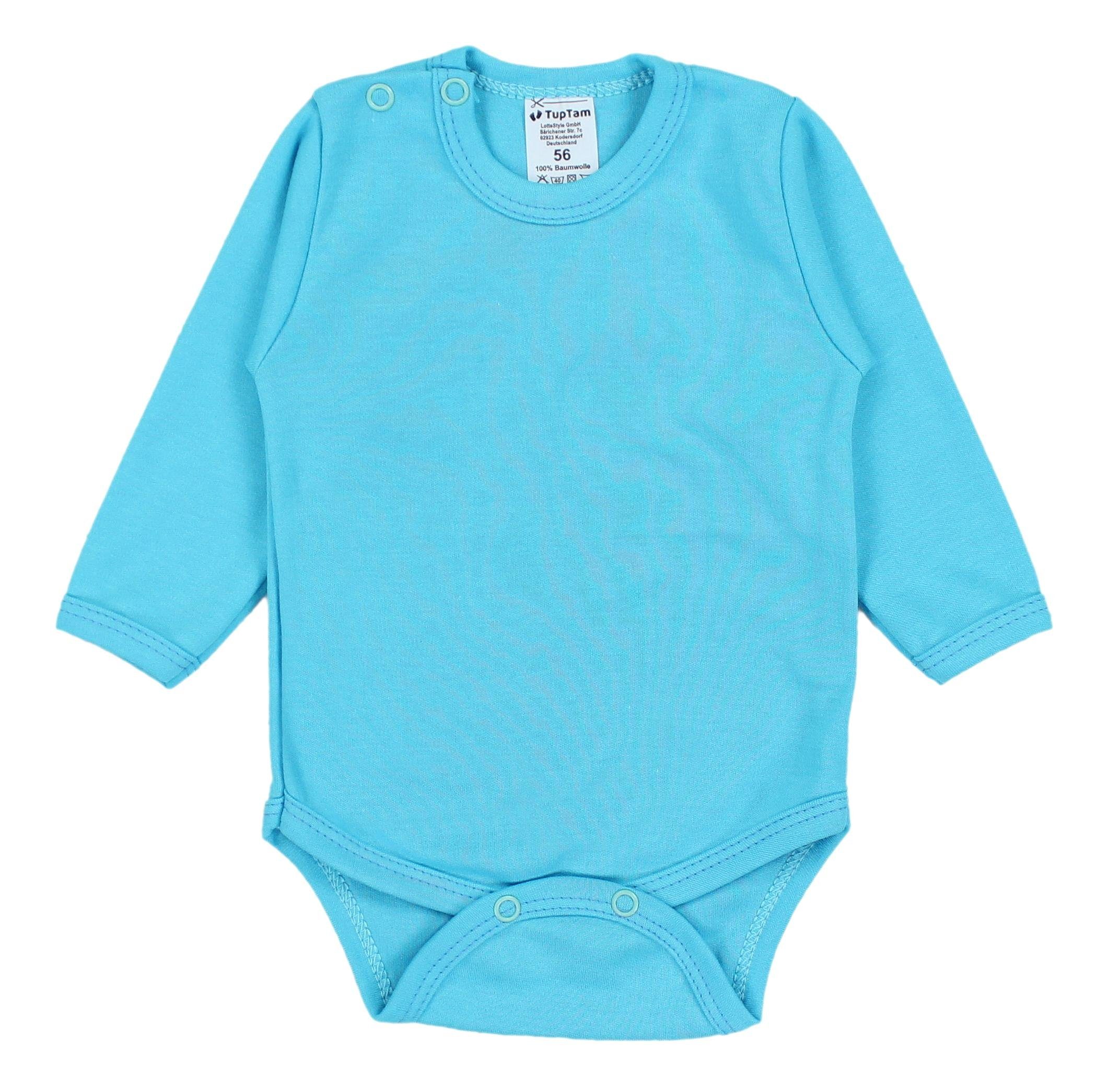 TupTam Langarmbody TupTam Jungen Baby Body Langarm Unifarben 5er Pack