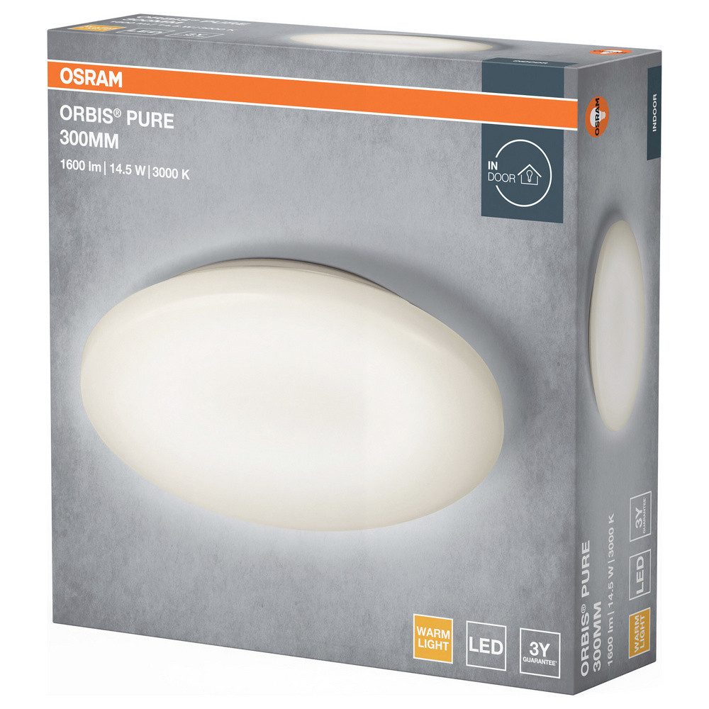 Osram Außen-Wandleuchte OSRAM HOMELIGHTING Orbis Pure 300mm 14.5W 4099854450020 LED-Wandleucht
