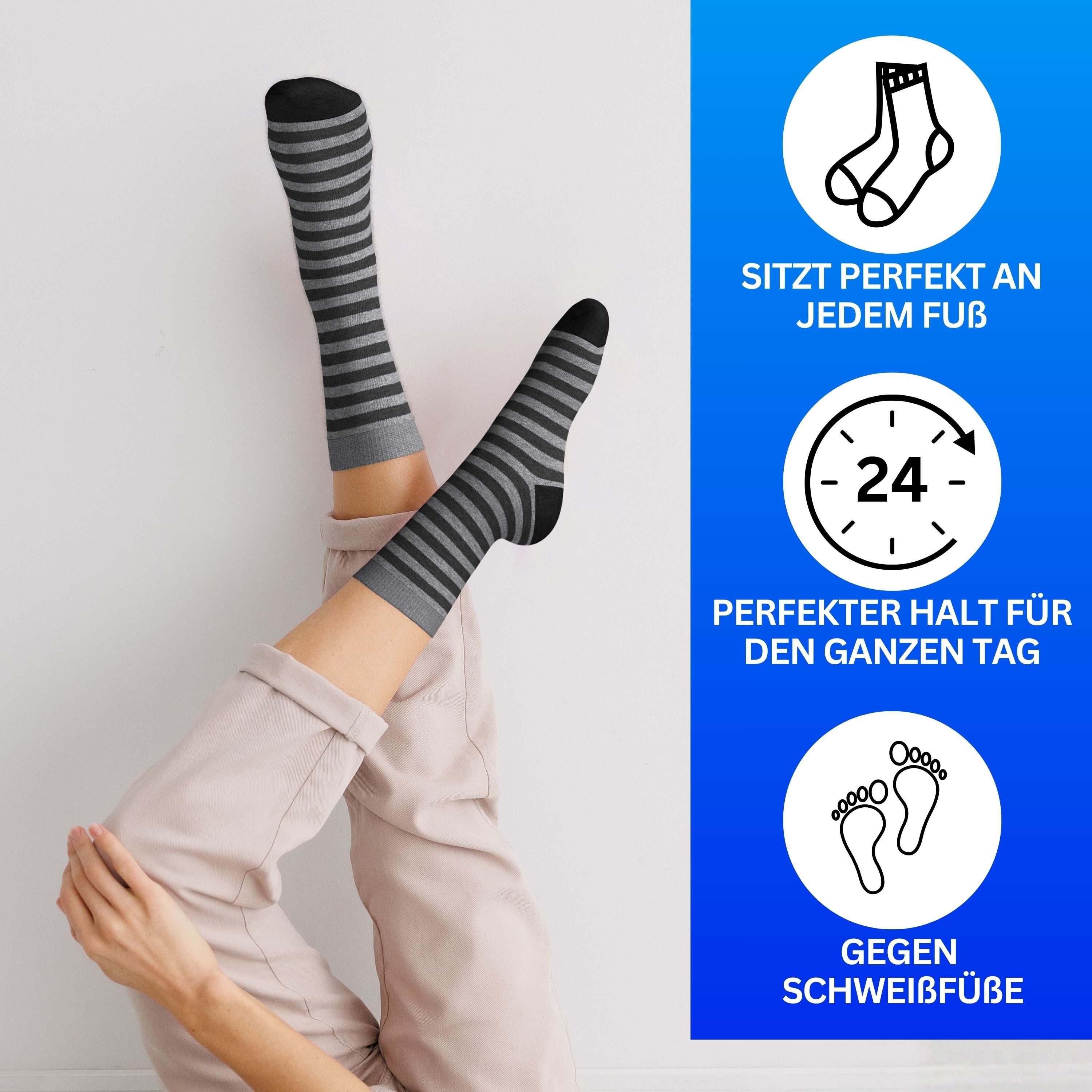 MEDOLY Thermosocken mit Alpaka- & Schafwolle (4 Paar) Wintersocken warme Wollsocken