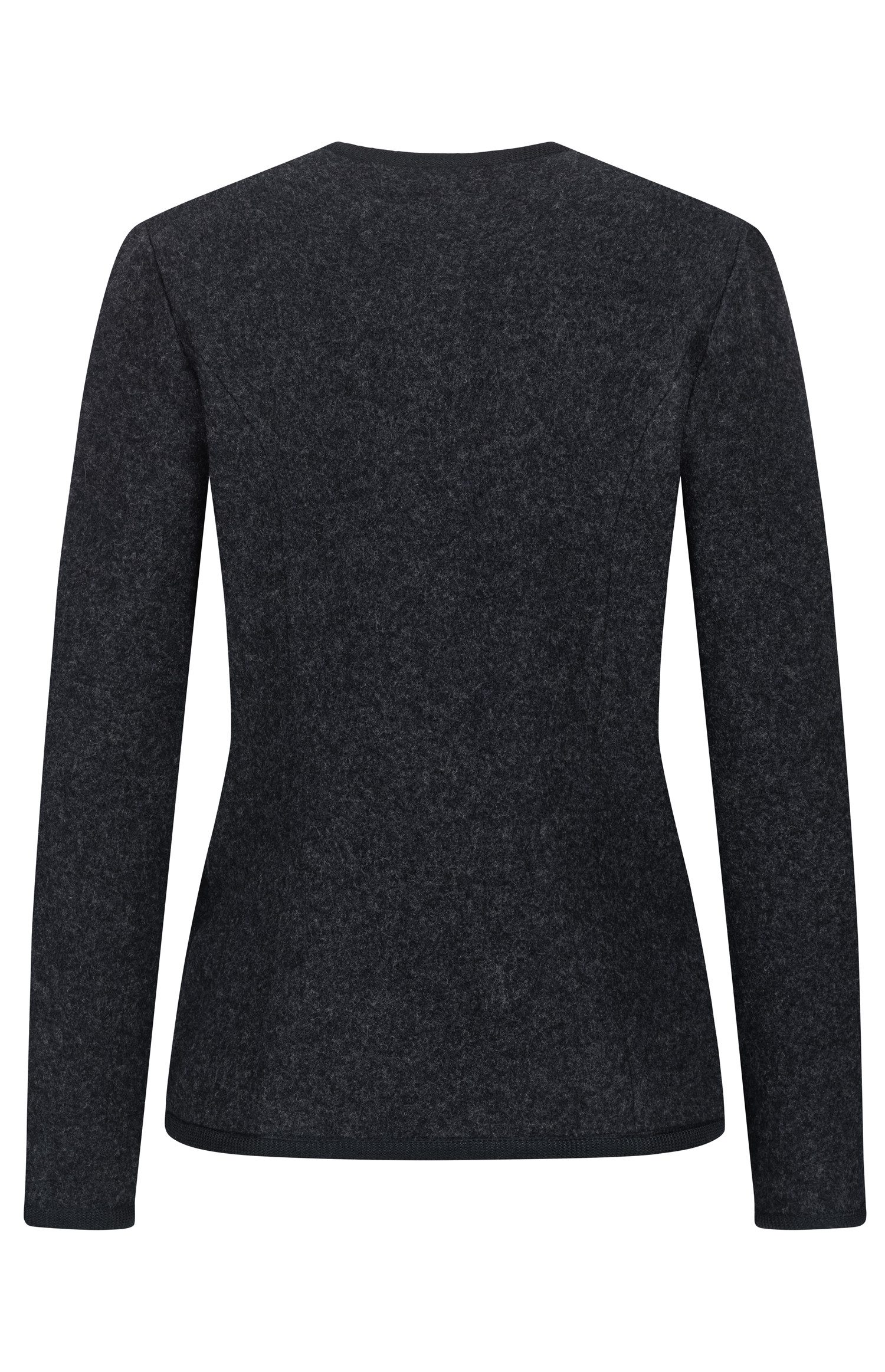 Nübler Trachtenstrickjacke Walkjacke Sina in Dunkelblau günstig online kaufen