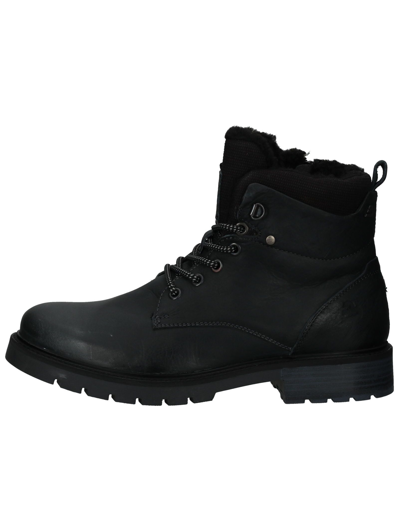 Bullboxer Stiefelette Leder/Textil Schnürstiefelette günstig online kaufen