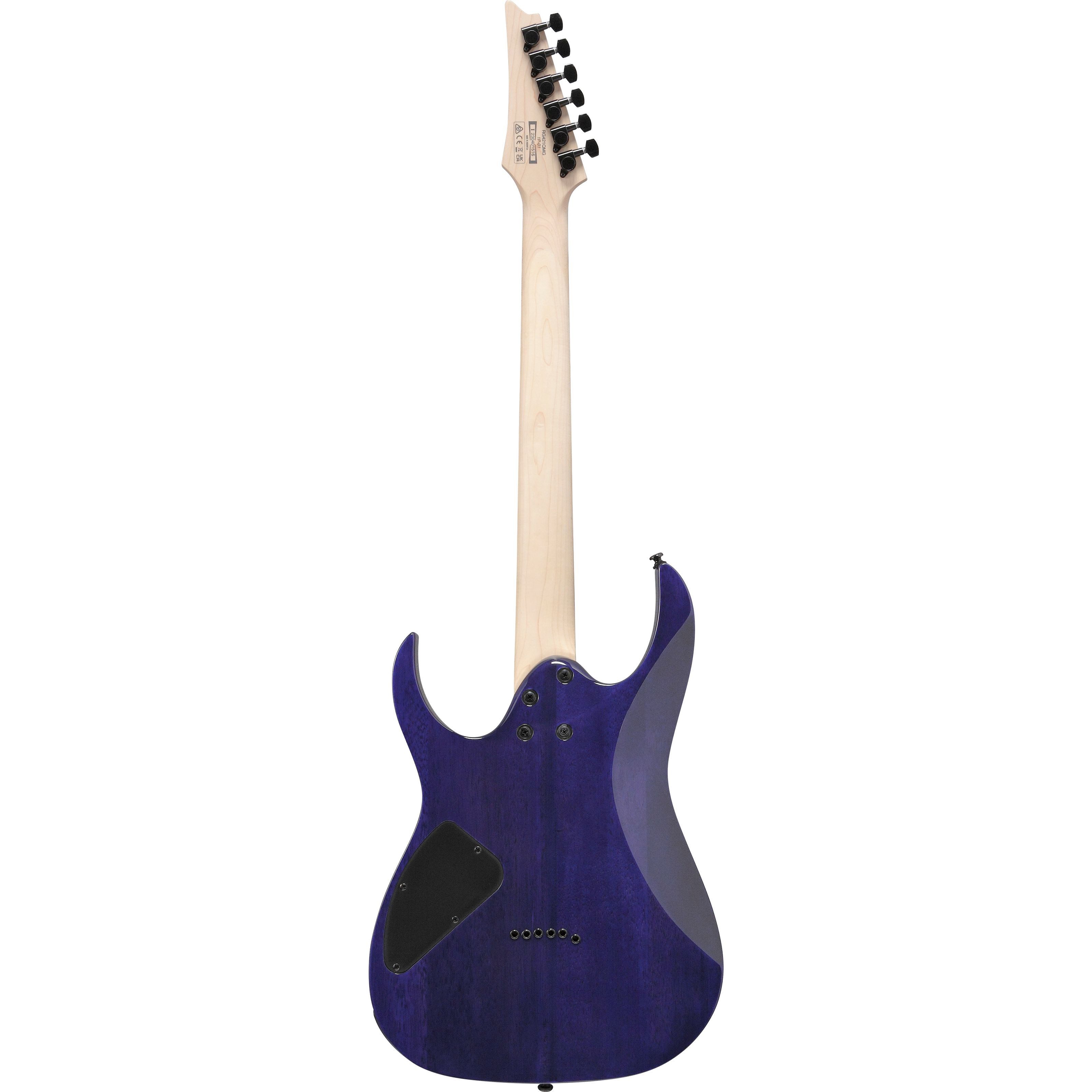 Ibanez E-Gitarre, E-Gitarren, Ibanez Modelle, Standard RG421QM-CBB Cerulean Blue Burst - E-Gitarre