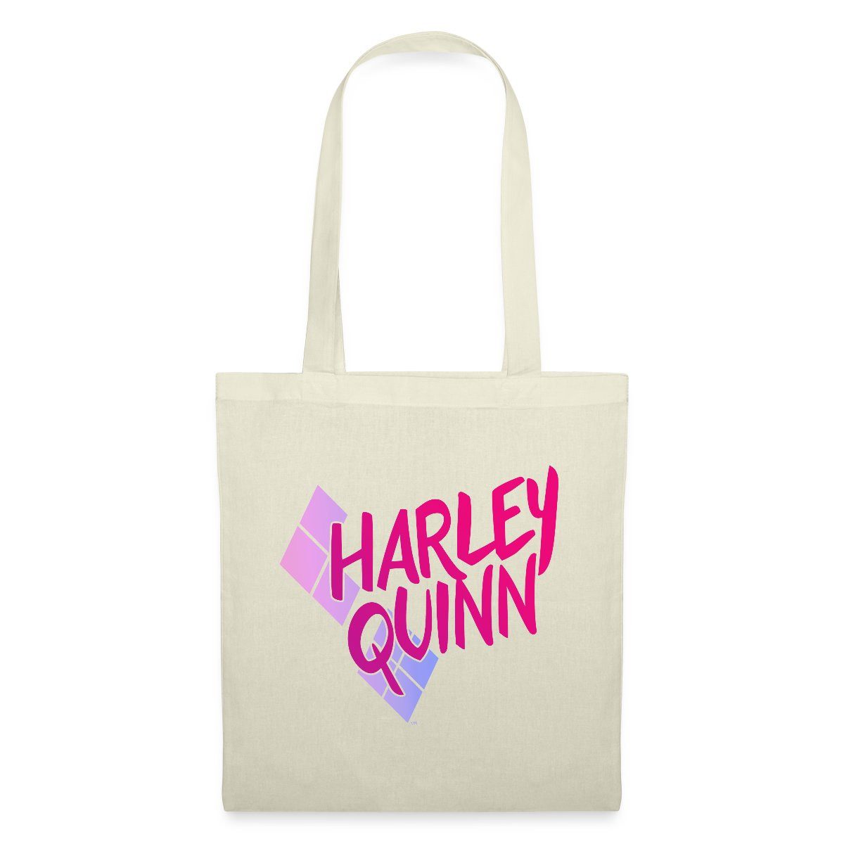 Henkeltasche Harley Quinn Rautenstyle Pink Stoffbeutel