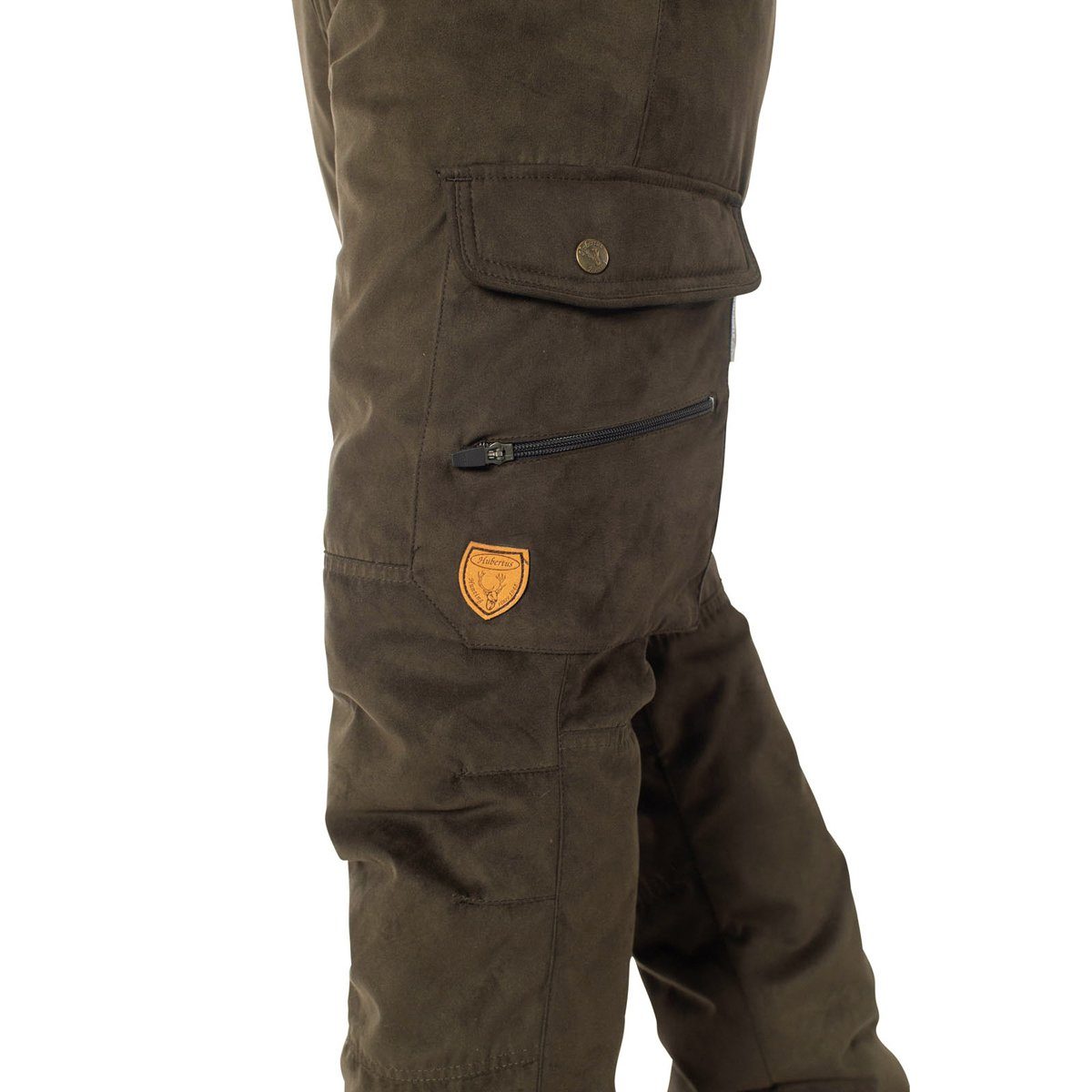 Hubertus Outdoorhose Hubertus Micro Jagdhose XXL Schwarzwald dunkelbraun