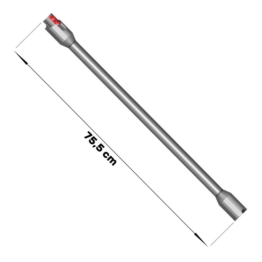 PRIMEBAG Staubsaugerrohr Elektrisch, Anthrazit kompatibel mit Dyson V12 Slim V10 Slim
