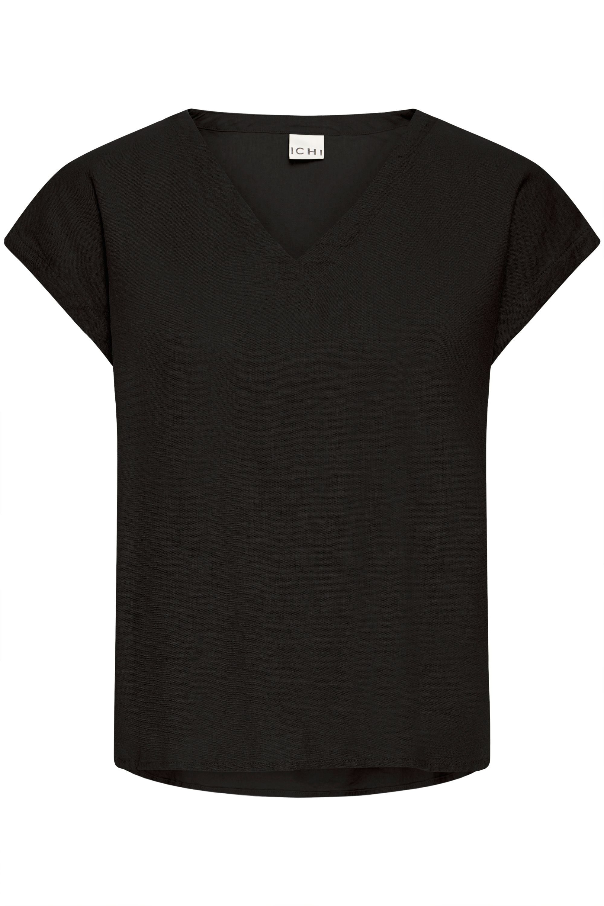 Ichi V-Shirt IHLINNO Zeitlose Kurzarmbluse günstig online kaufen