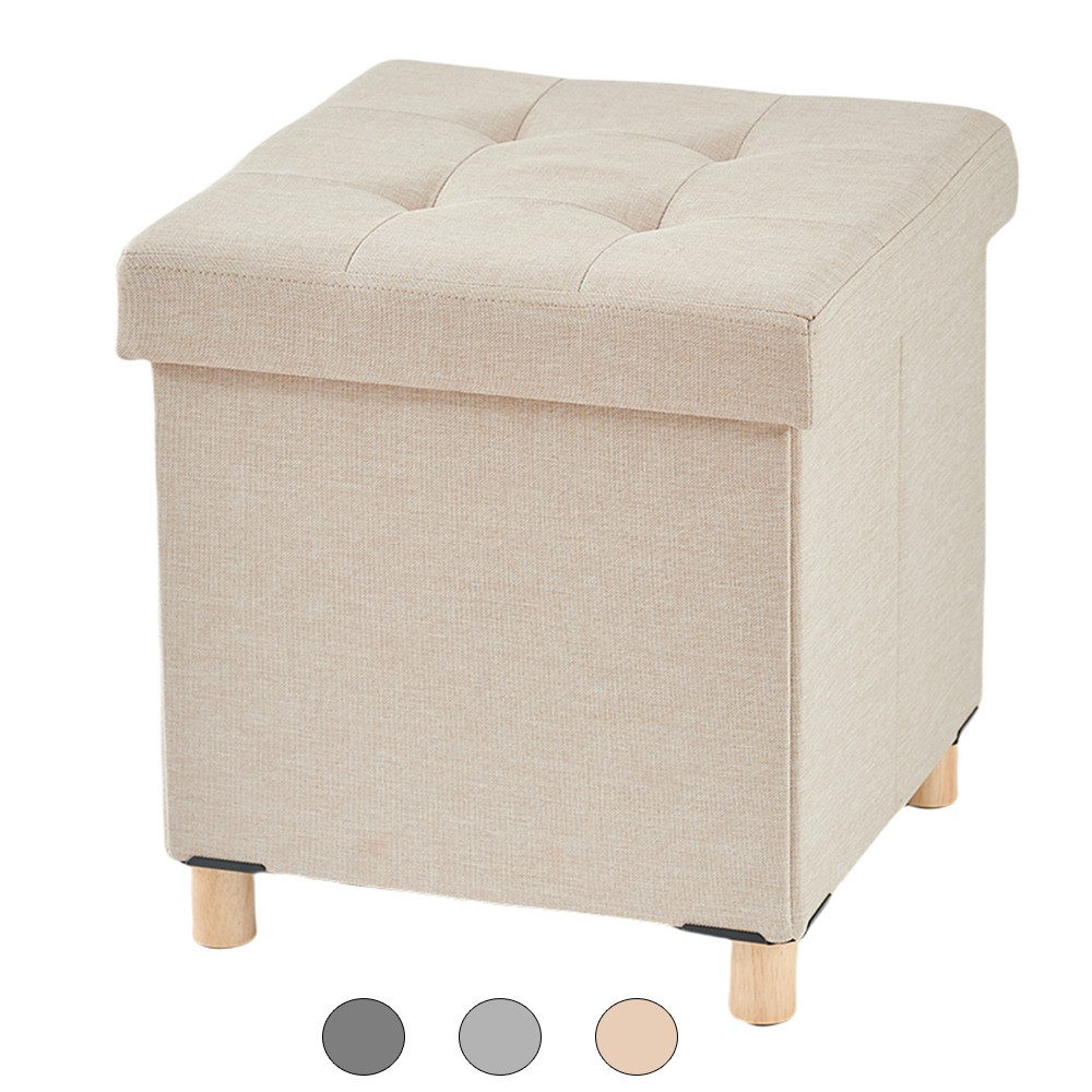 Zedelmaier Sitzhocker mit Stauraum, Schuhbank, klappbare Sitztruhe, Fußbank günstig online kaufen