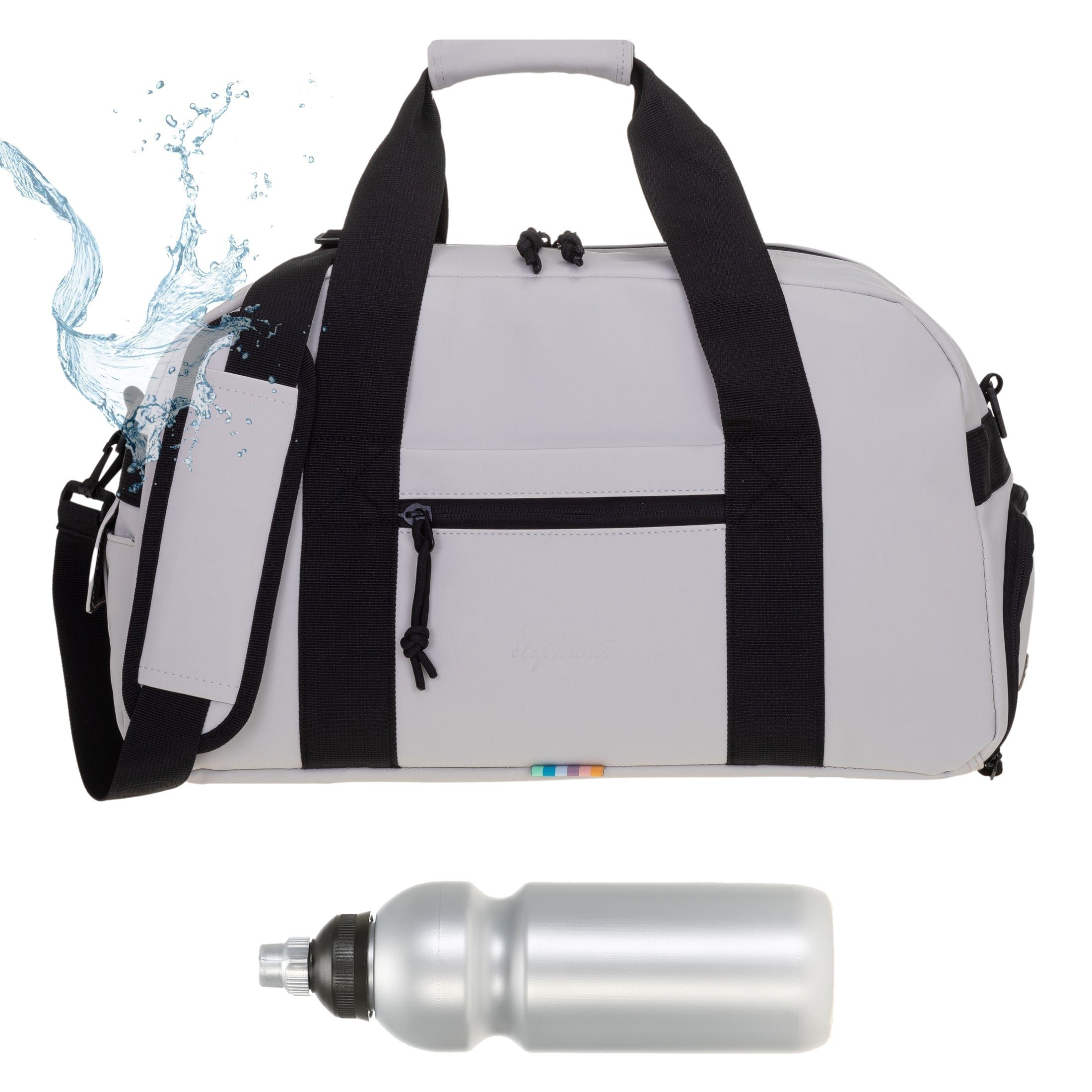 ELEPHANT Sporttasche Hydro Gym Sport Tasche Herren Damen wasserabweisend aus Plane, Reisetasche Schuhfach Handgepäck Weekender 46 cm