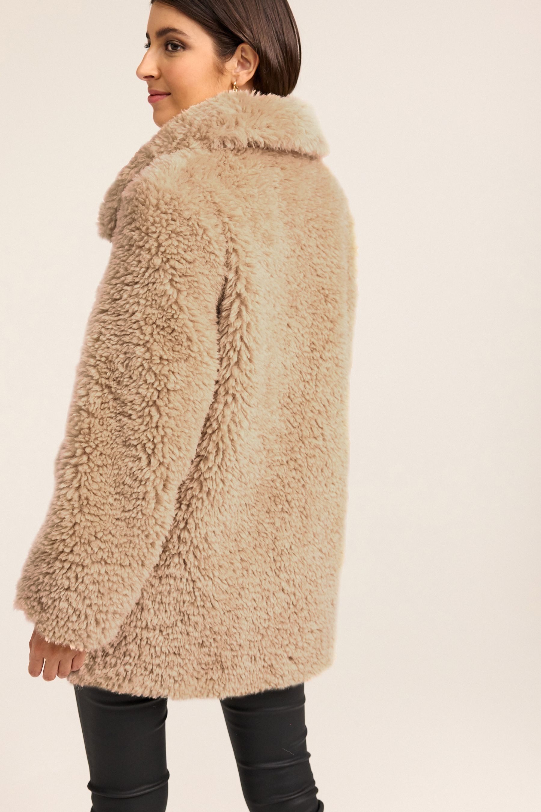 Next Fellimitatjacke Jacke aus Teddyfell mit günstig online kaufen