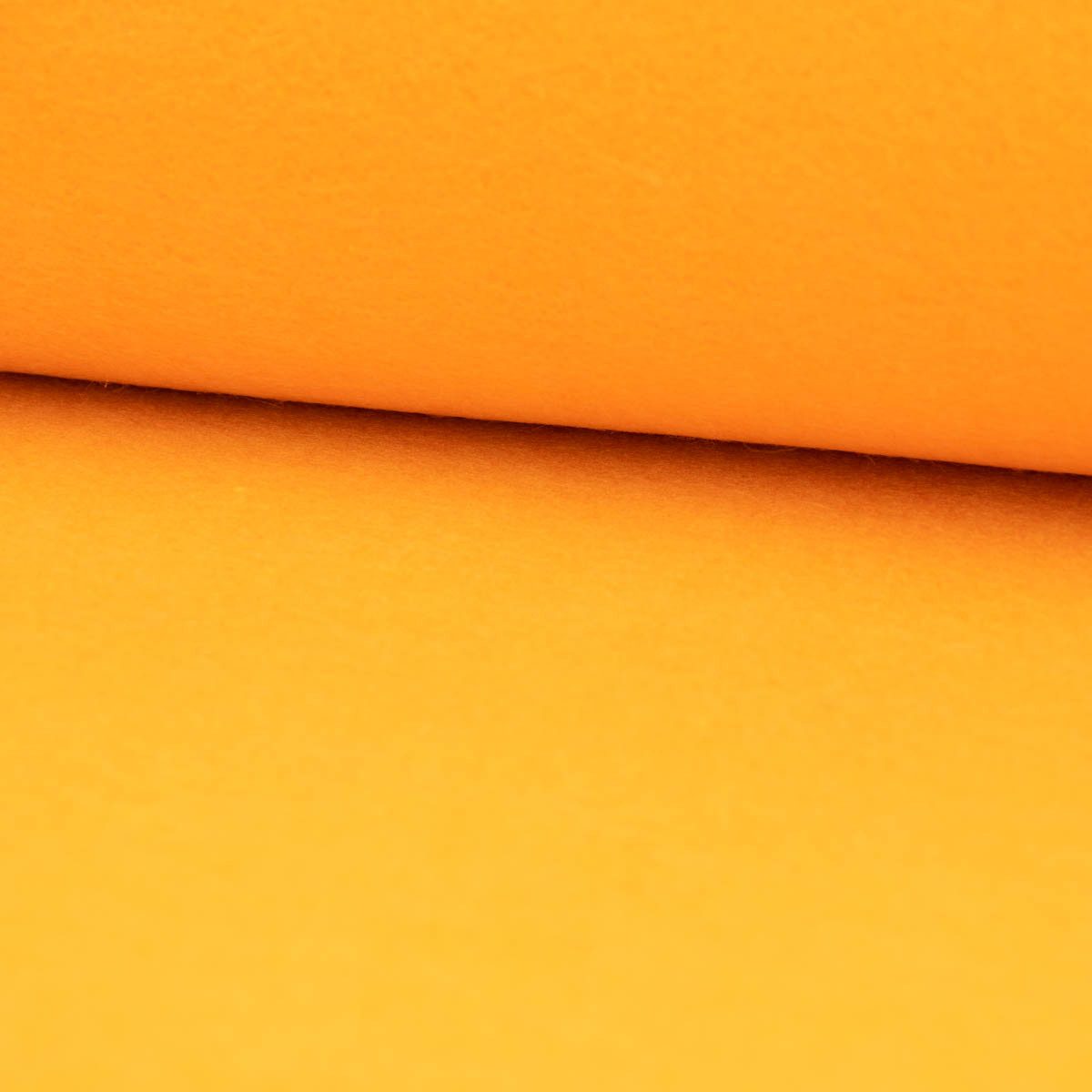 SCHÖNER LEBEN. Stoff Kreativstoff Filz 3mm Stärke einfarbig hell orange 90cm Breite